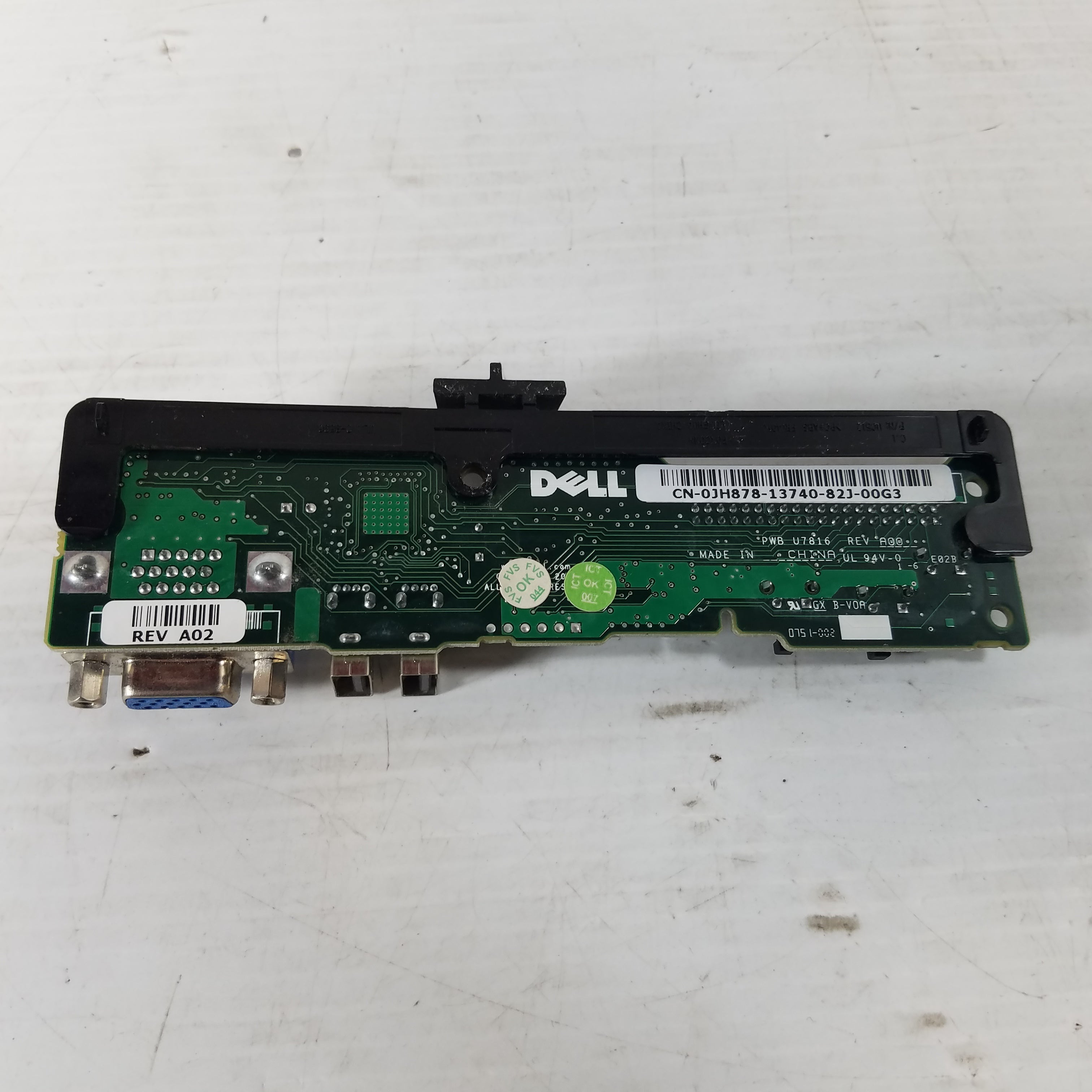 Dell PowerEdge 2970 Front Panel Board CN-0JH878-13740 PWB U7816 Rev A02