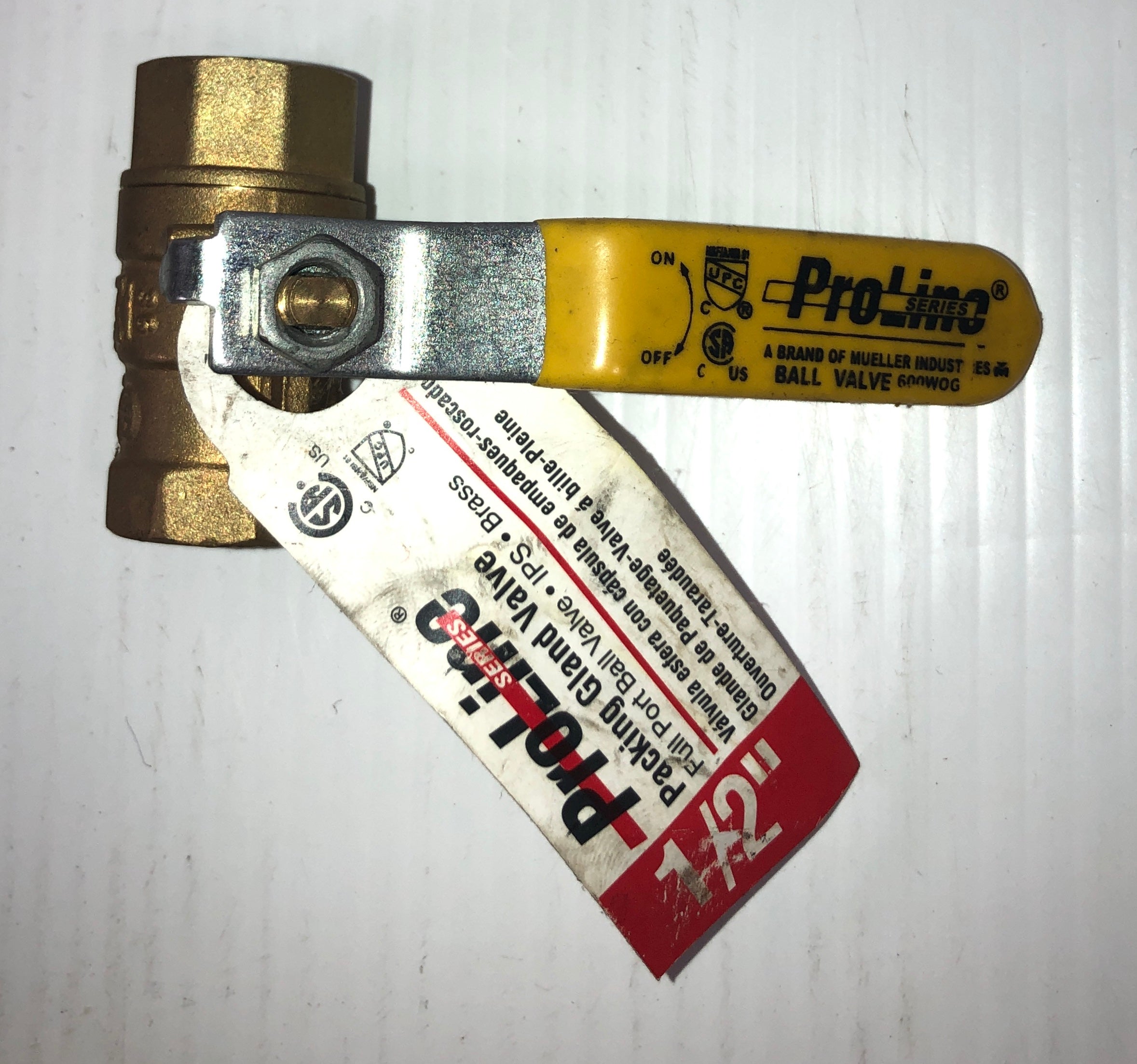Pro Line Ball Valve 600WOG 1/2"