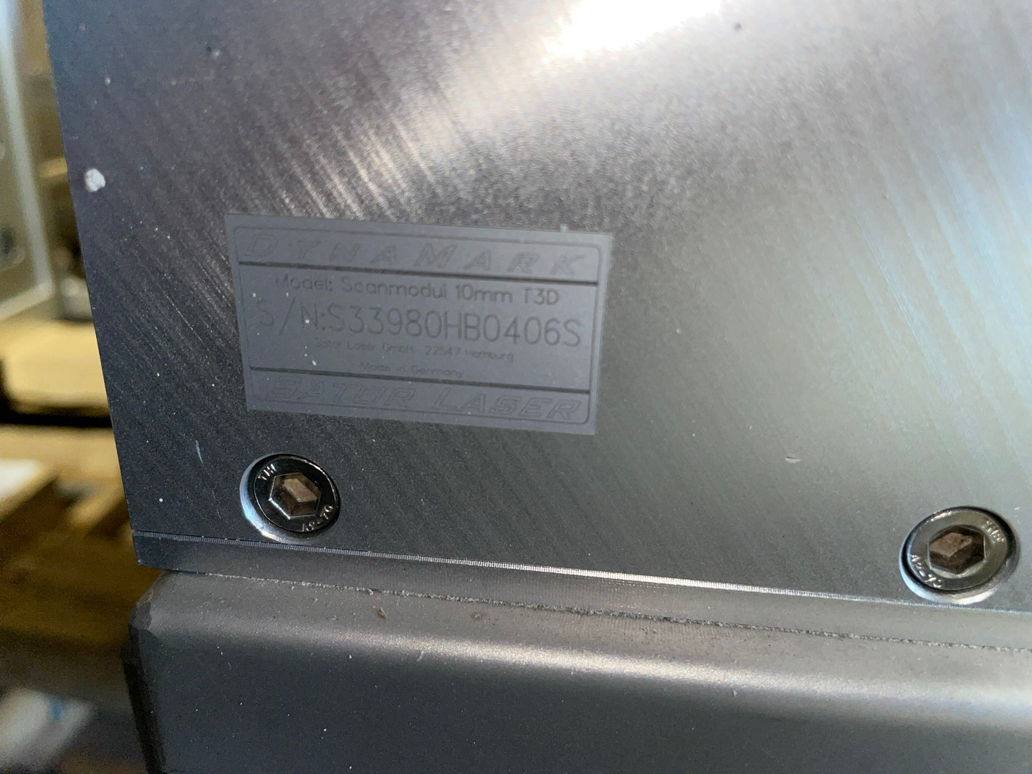 Dynamark Sator Laser Scanmodul T3D Sensor