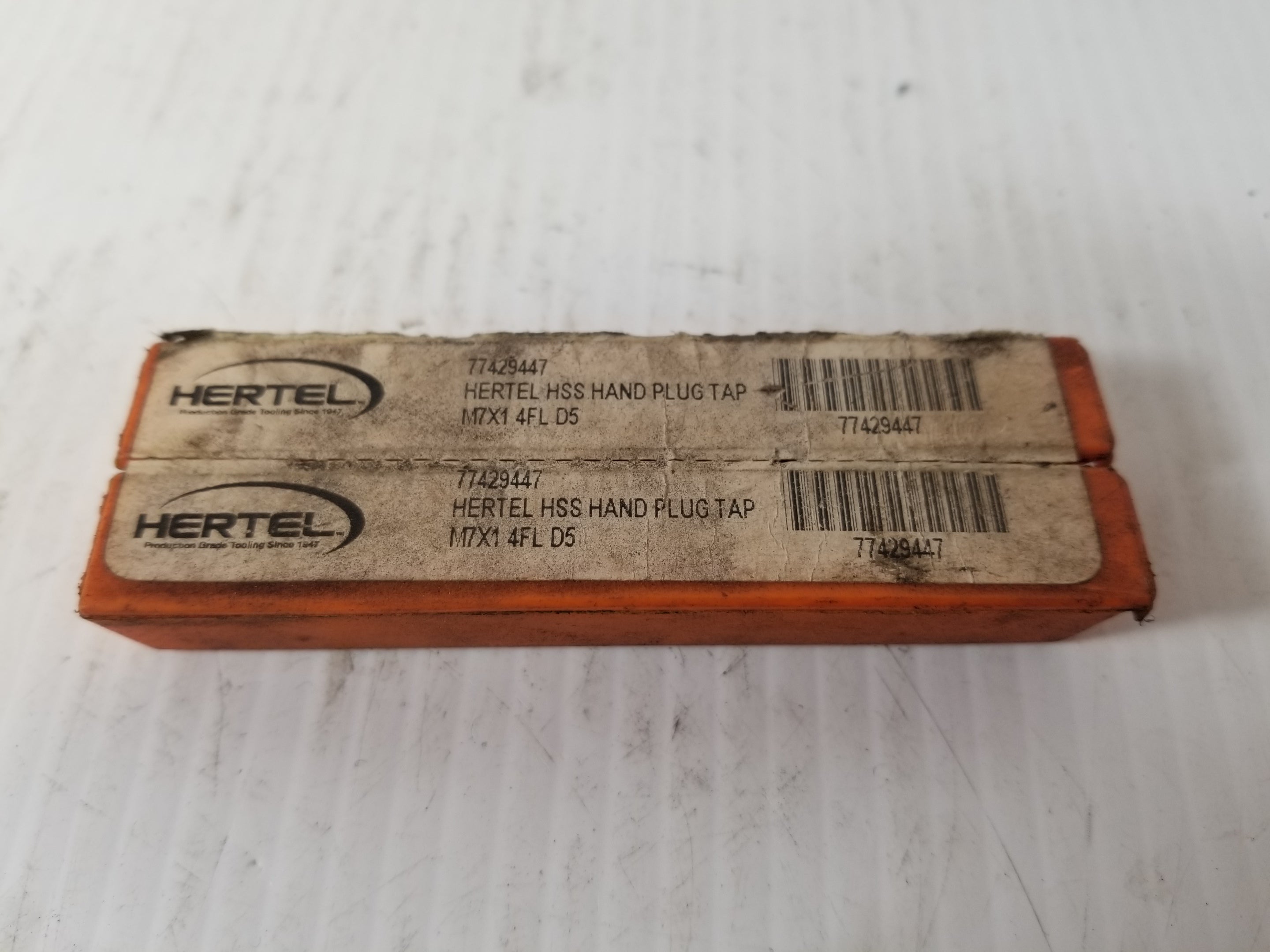 Hertel 77429447 M7X1 Hand Plug Tap (Lot of 2)