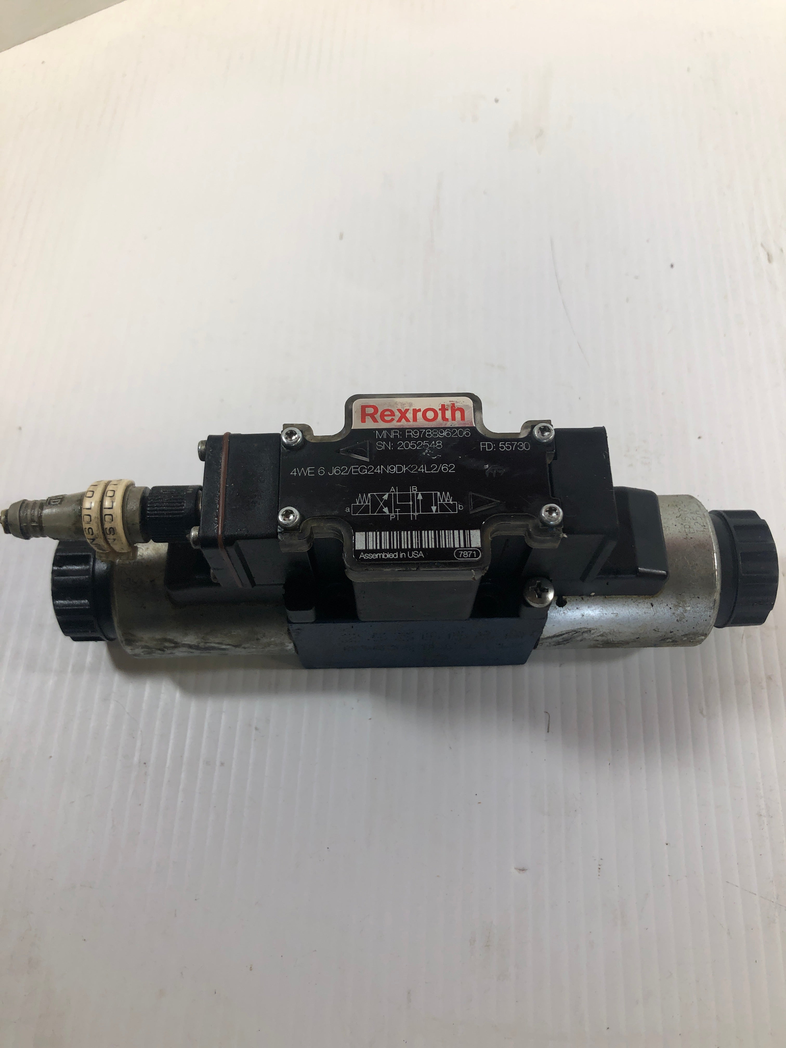 Rexroth Double Control Valve 4WE6J62/EG24N9DK24L2/62 FD 55730