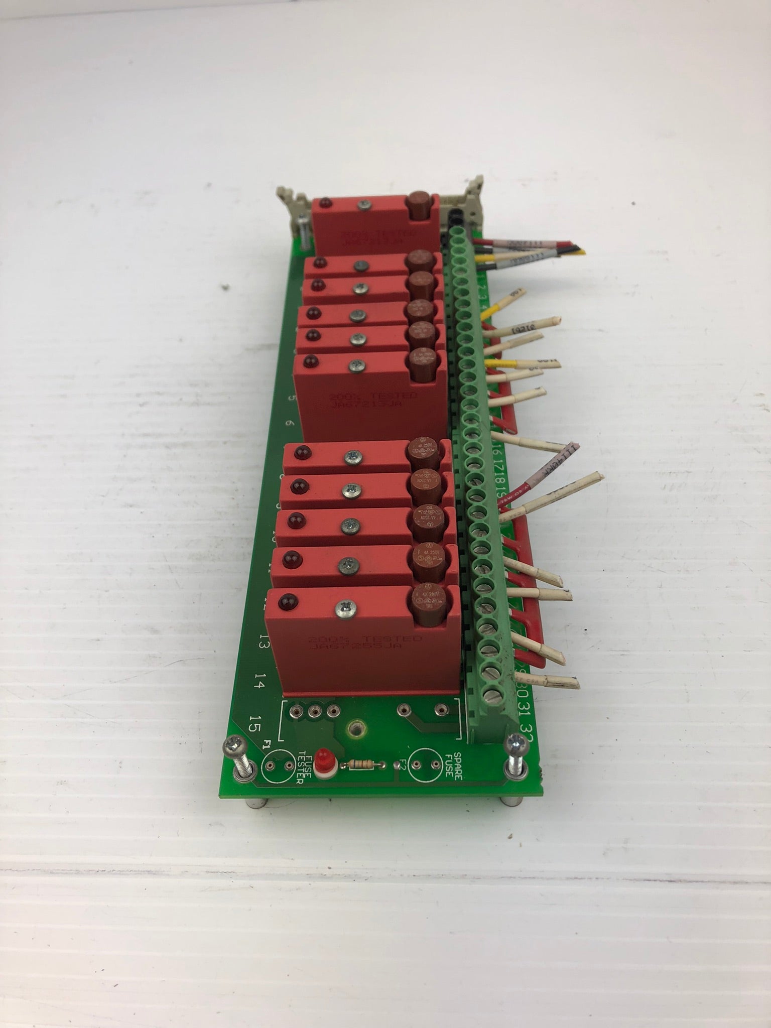 OPTO 22 Channel I/O Mounting Rack Control Board with 11 G4 OPC24 Output Modules