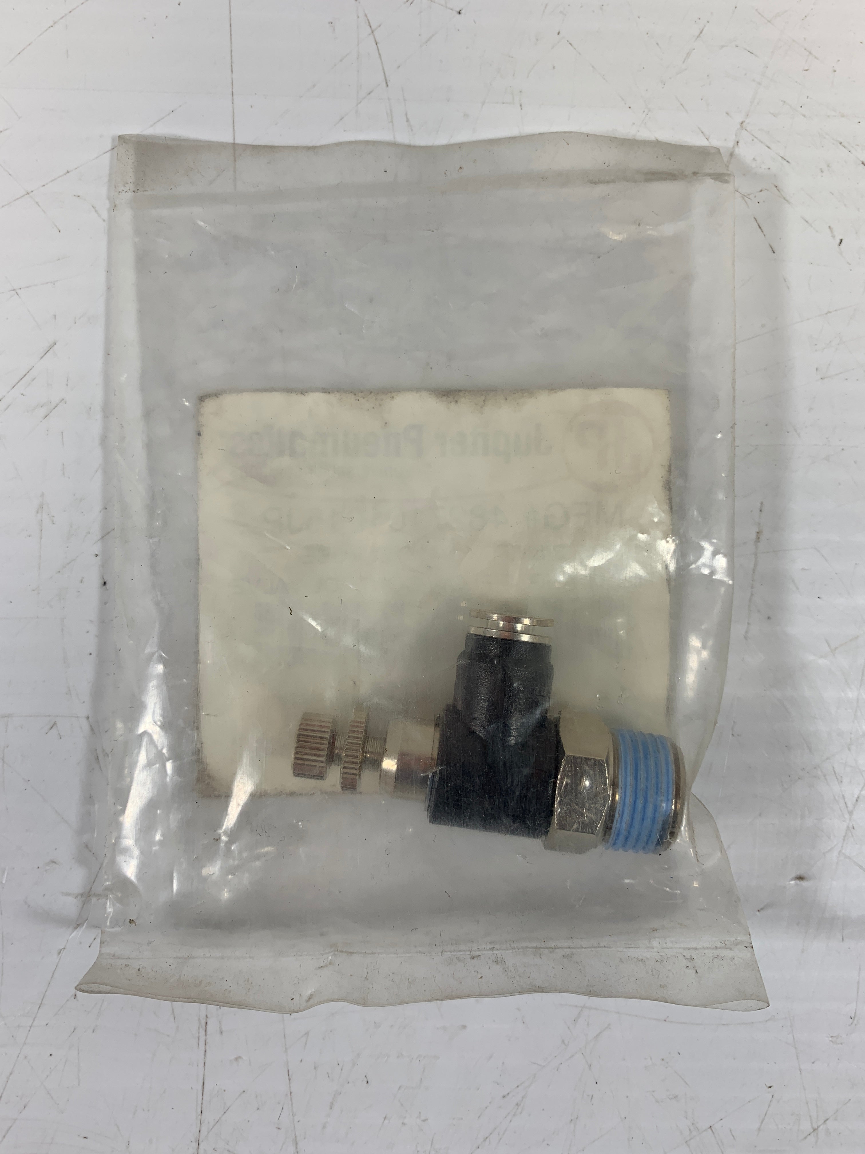 Jupiter 4827101015JP Right Angle Flow Control Valve 3/8 NPTx1/4 O.D.