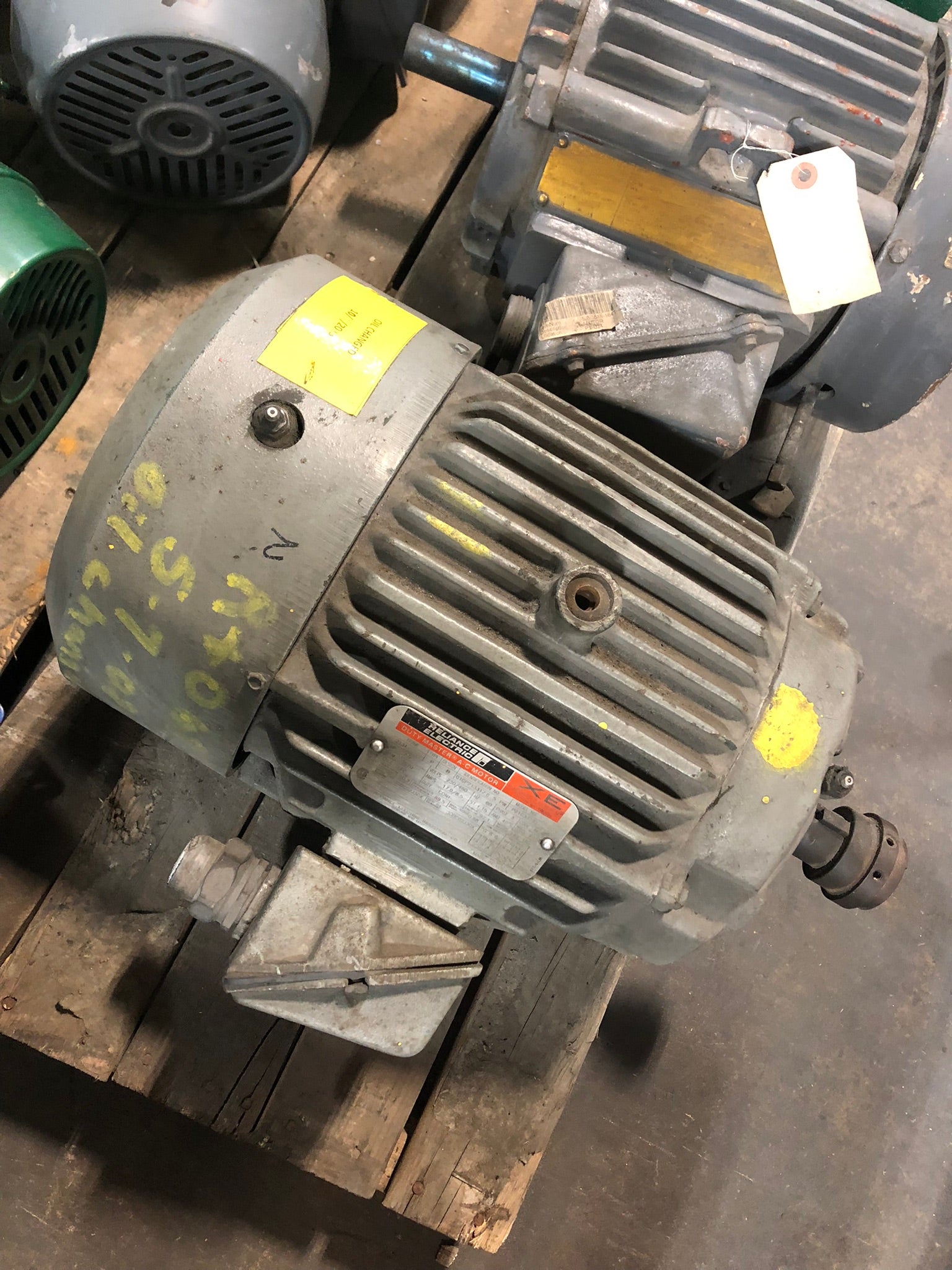 Reliance Electric Duty Master A-C Motor P21C3317J 7.5 HP 230/460V 60 Hz 3 PH