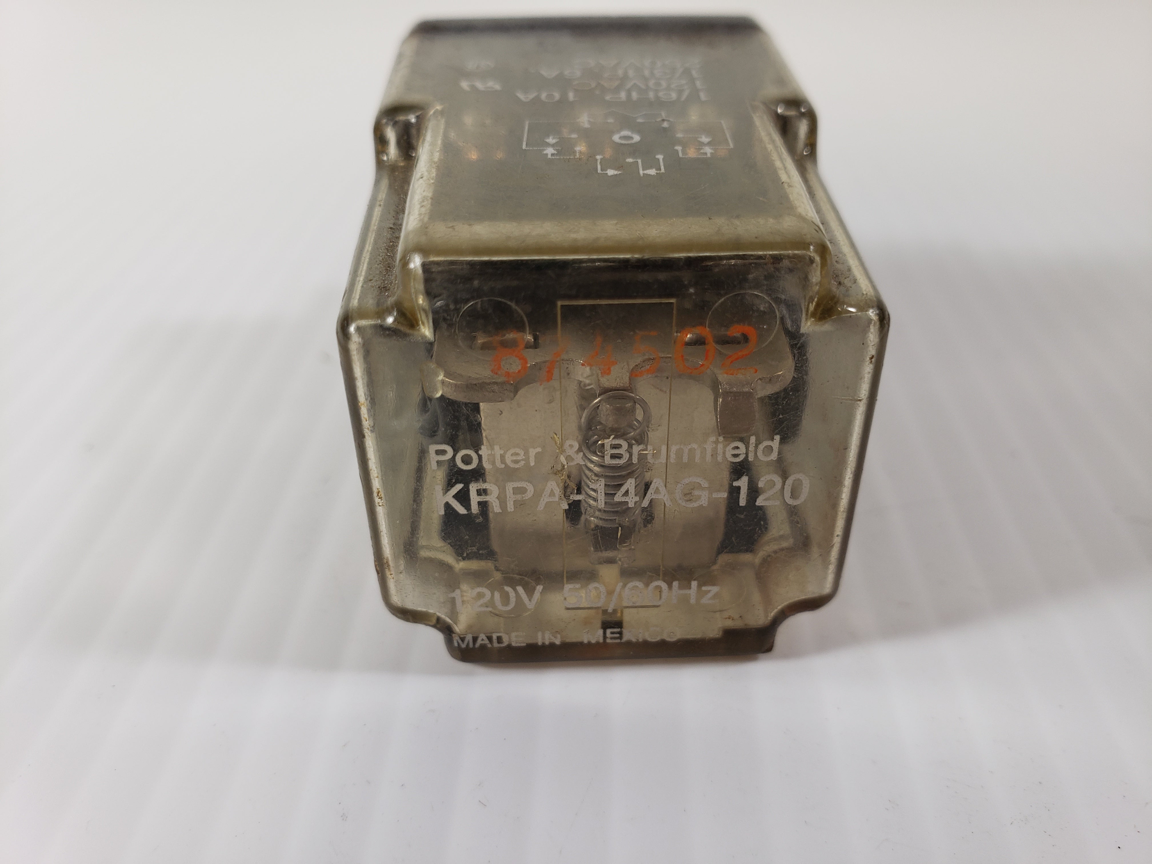 Potter and Brumfield KRPA-14AG-120 Relay Used 120 V