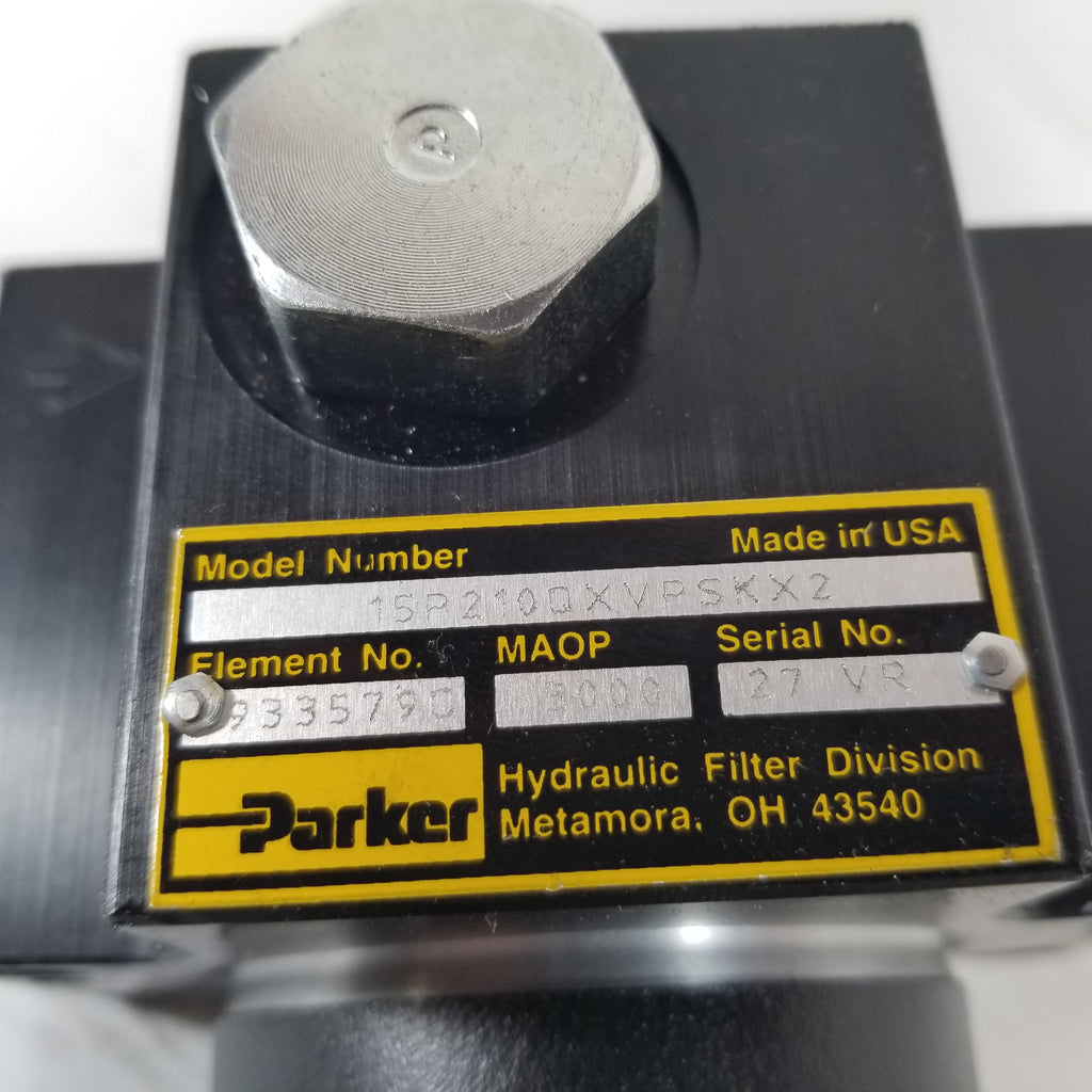 Parker 15P210QXVPSKX2 Hydraulic Filter Housing Metal Logics, Inc.