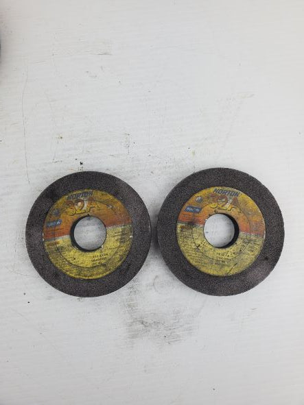 Norton 32A46-KVBE Grinding Wheel 4-3/4" x 1/2" x 1-1/4" 66252940867 (Lot of 2)