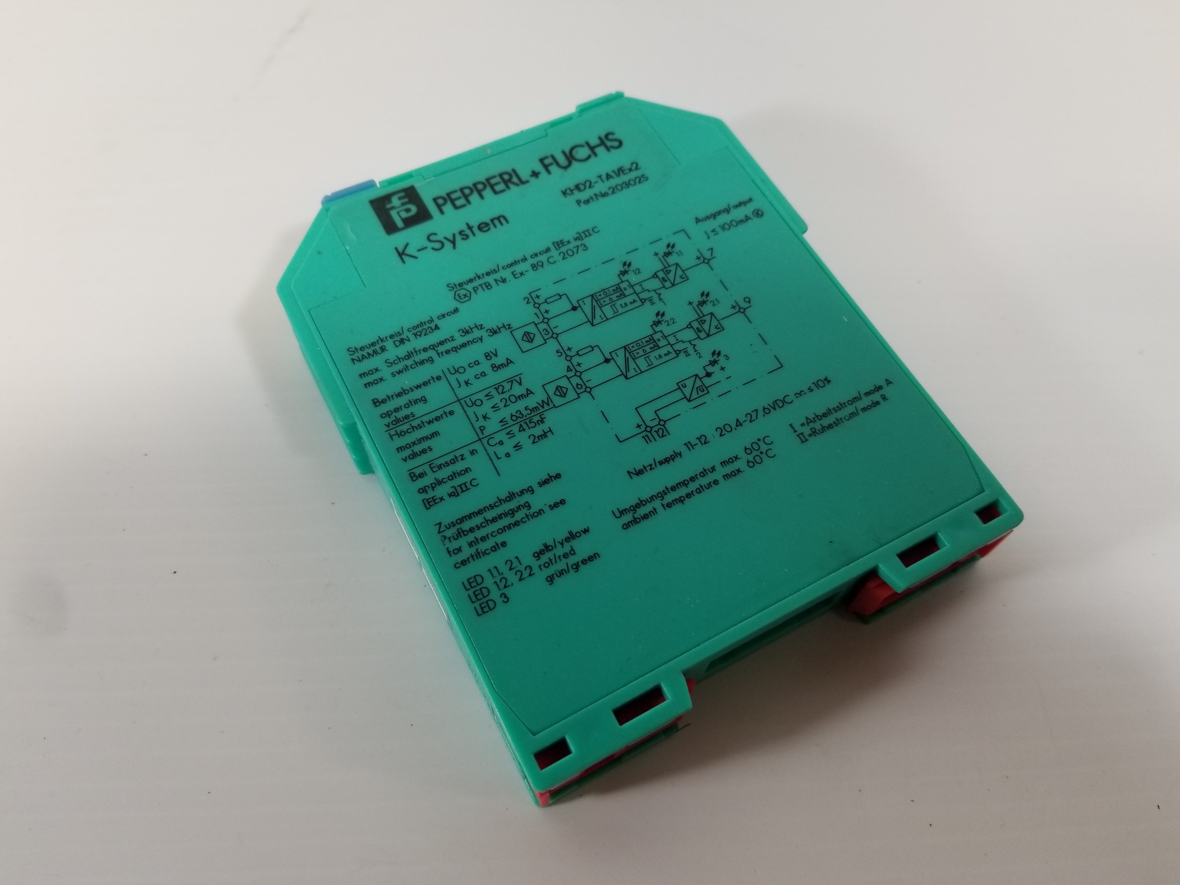 Pepperl-Fuchs KHD2-TA1 Switch Amplifier Module