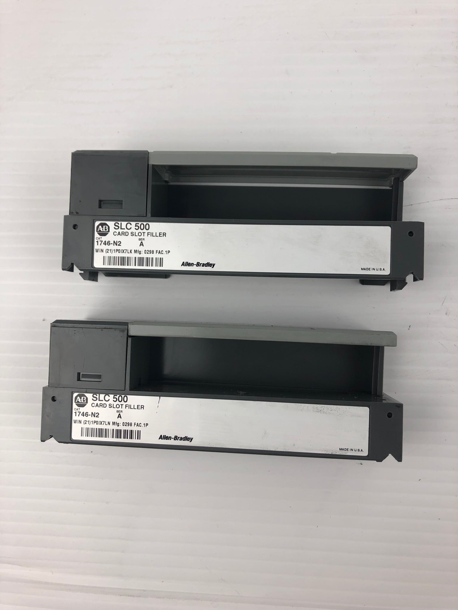 Allen-Bradley 1746-N2B Card Slot Filler (Lot of 2)