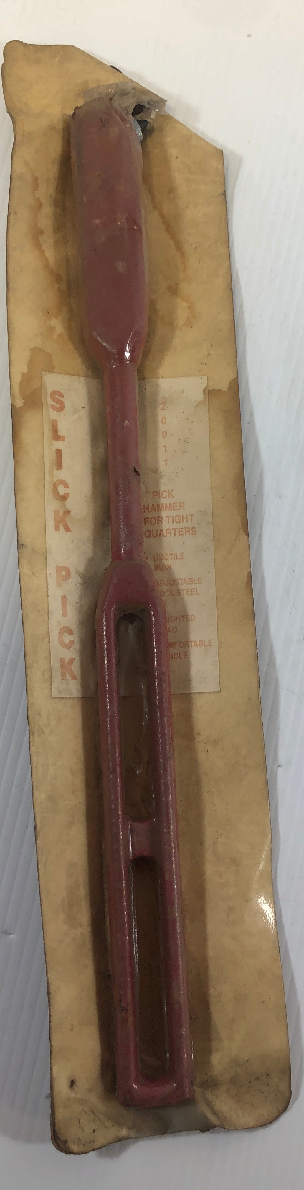 Slick Pick Pick Hammer for Tight Quarters Ductile Iron Adjustable Tip 20011