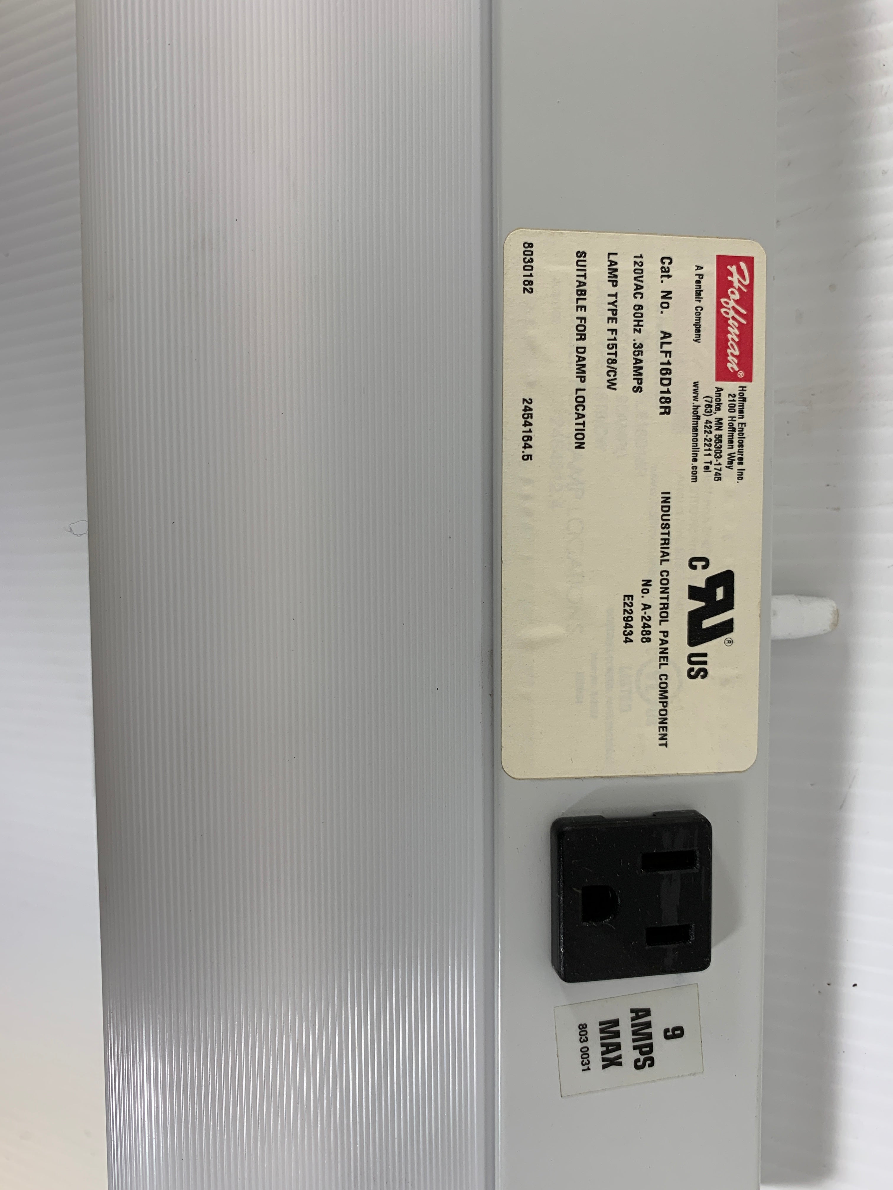 Hoffman ALF16D18R Fluorescent Light Fixture