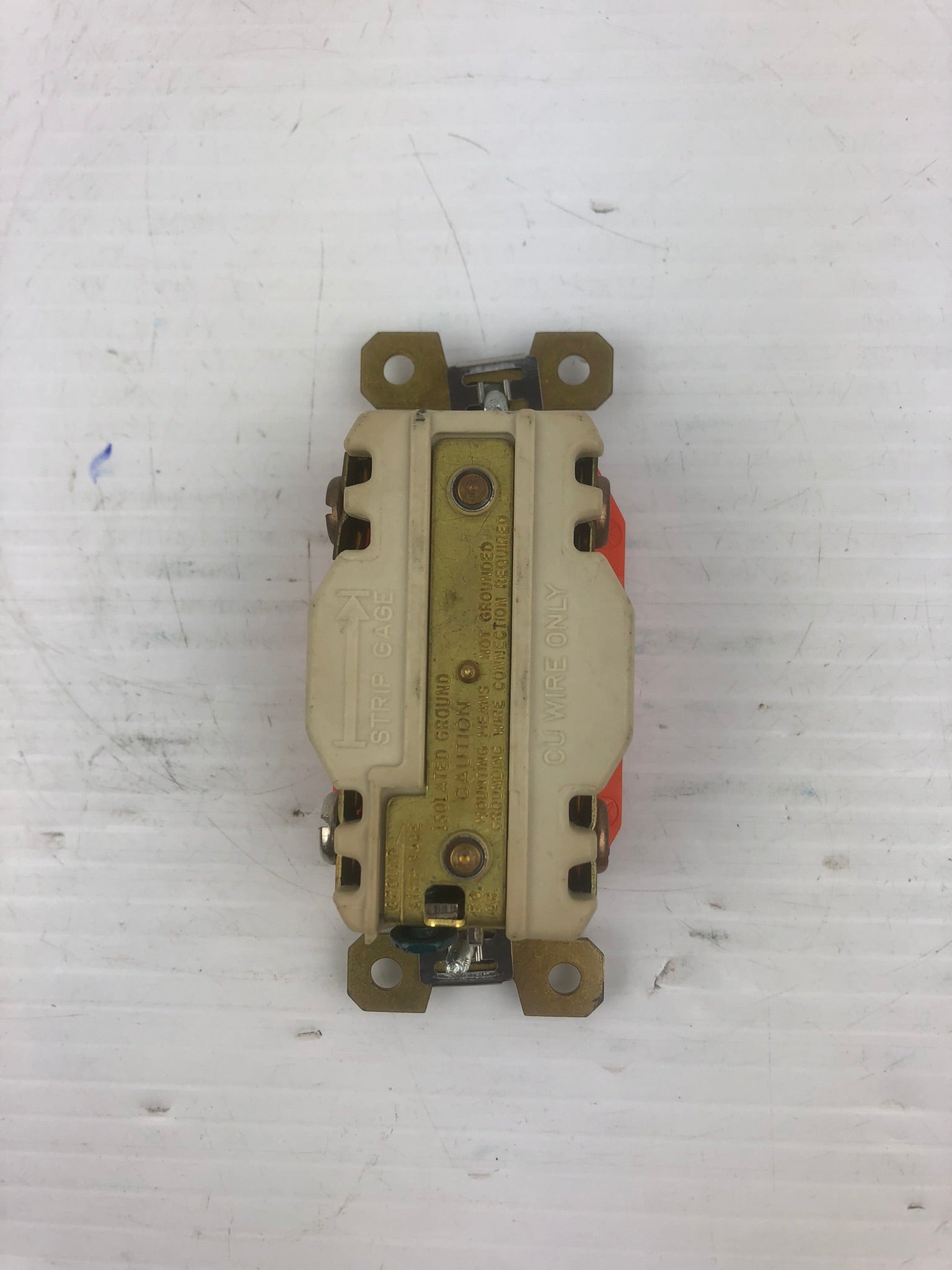 Hubbell Orange Twist Lock Receptacle 30A 120/208V