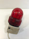 Patlite SKHE-24 Red Rotating Beacon Light SZ-007 Bracket 24VDC 3W Cracked