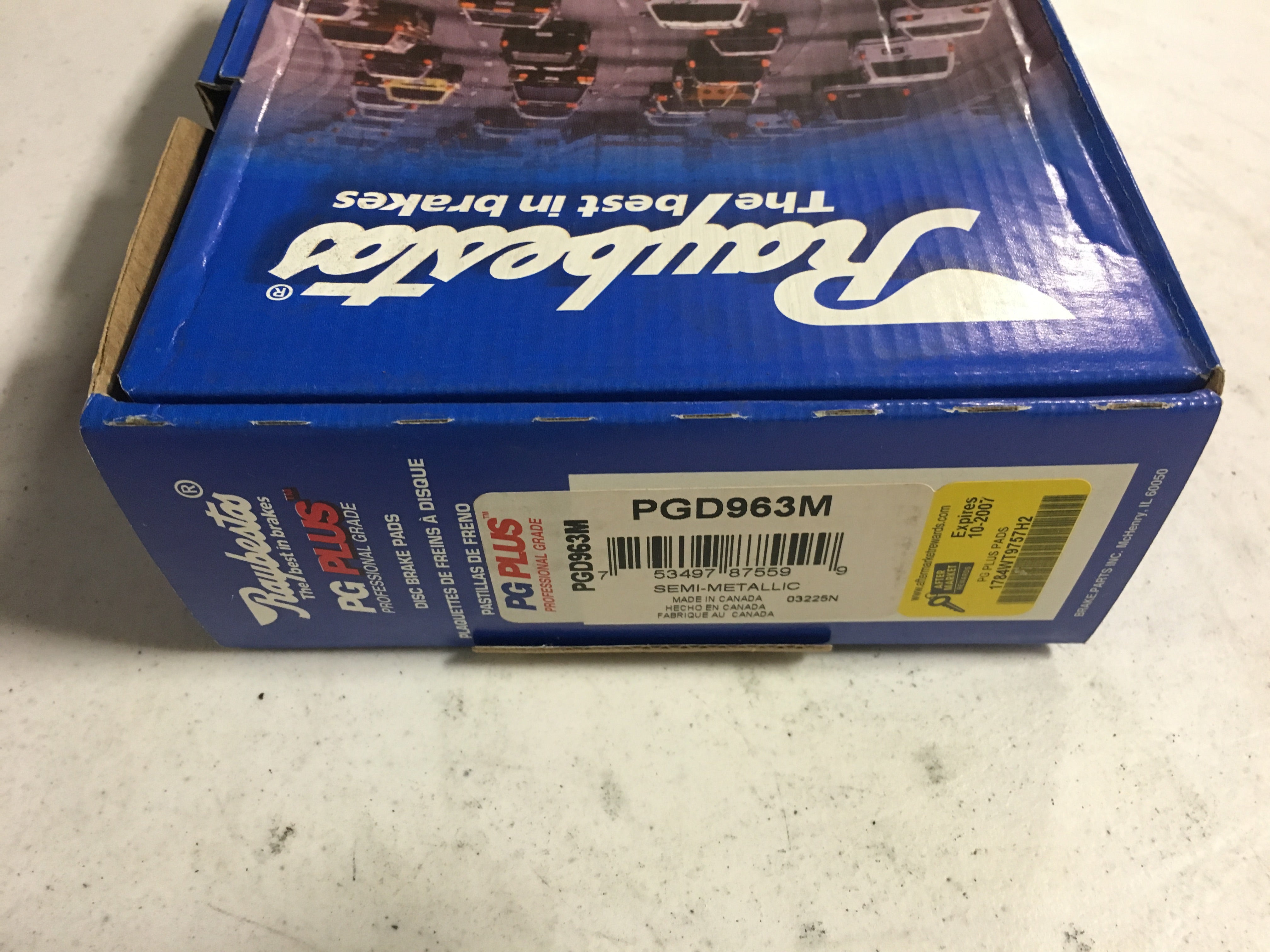 Raybestos Professional Grade Disc Brake Pads PGD963M