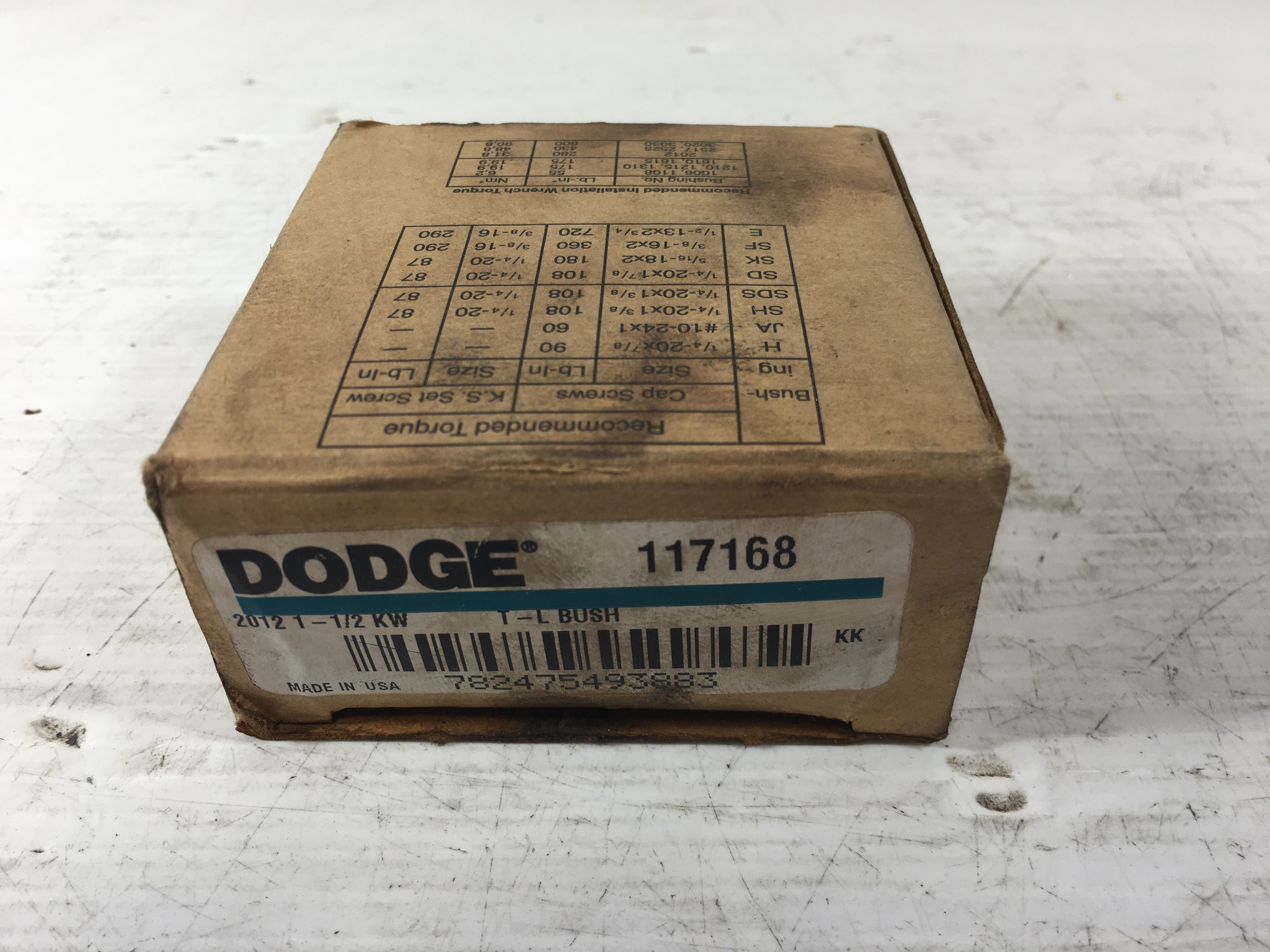 Dodge T-L Bushing 117168 2012 1-1/2KW