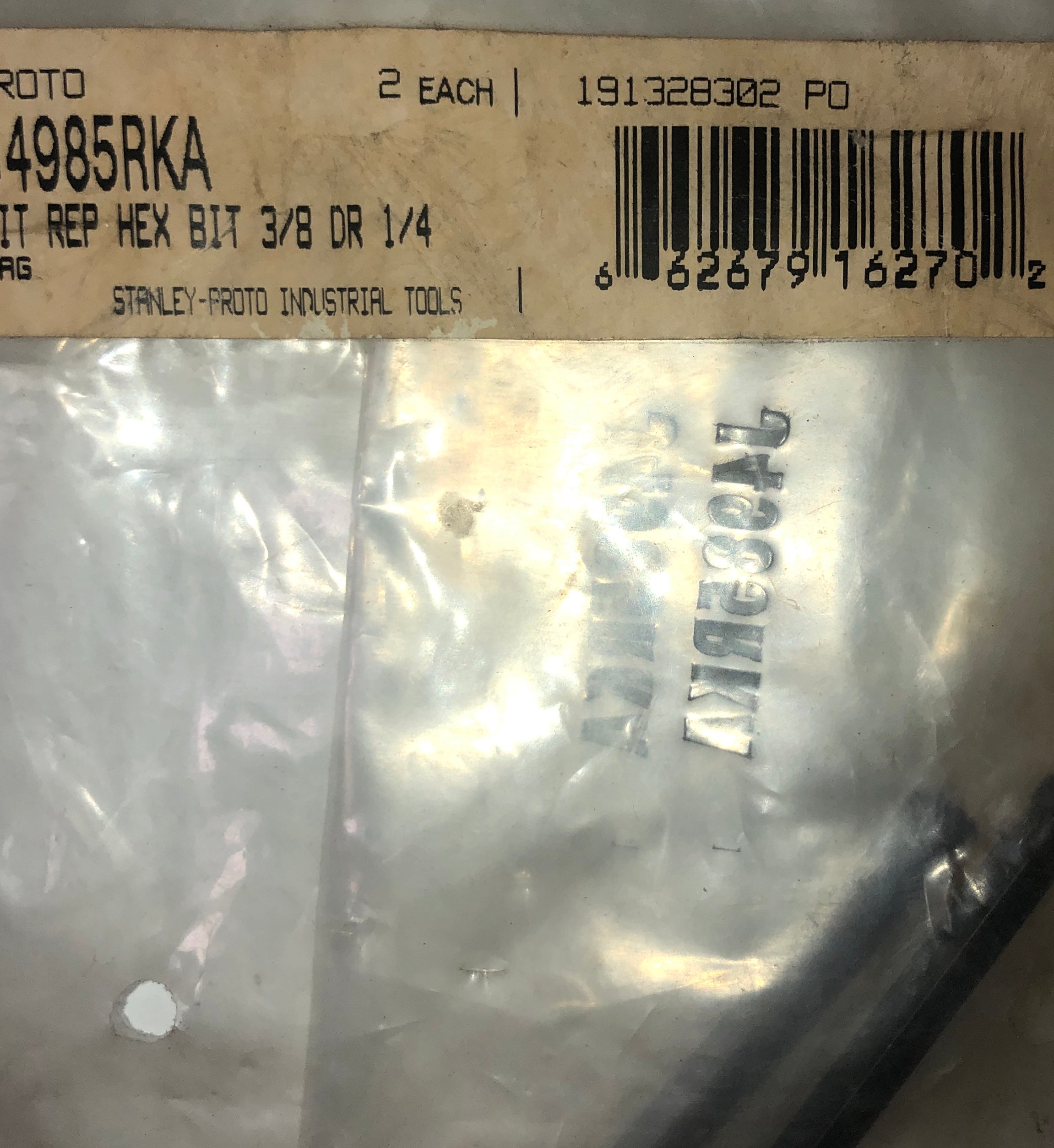 Proto Hex Bit Replacement J4985RKA