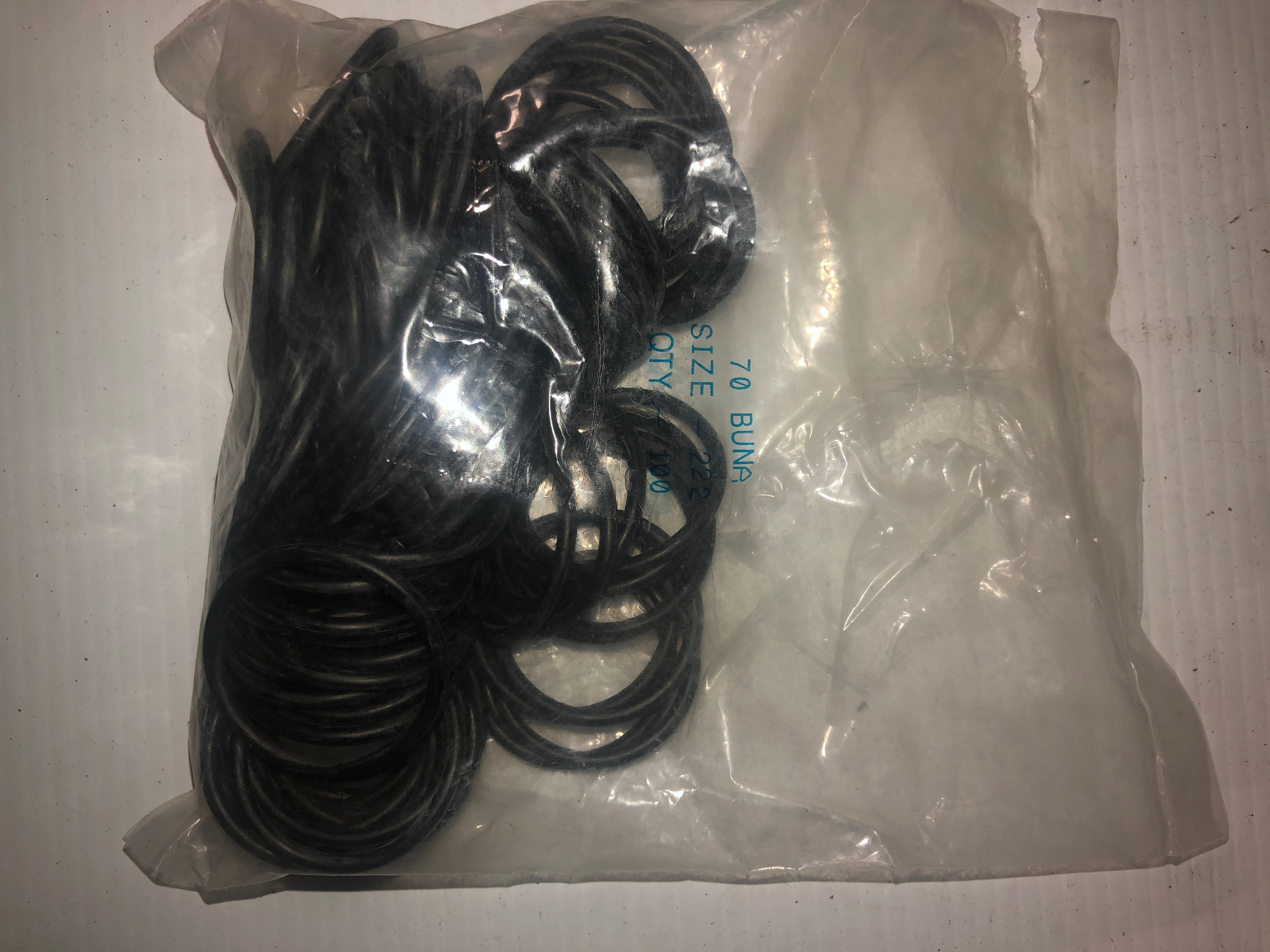 Buna O-ring Assorted Sizes Lot of 100