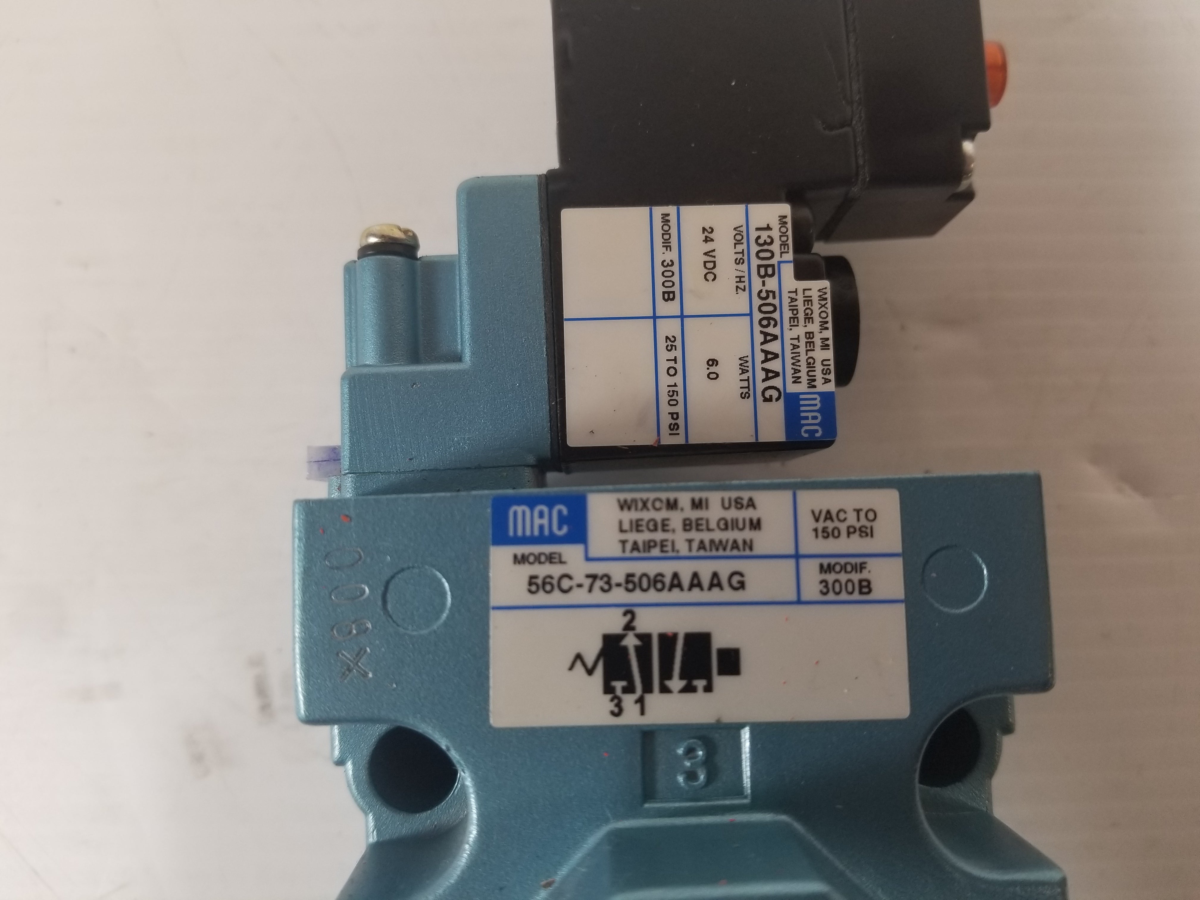 MAC 56C-73-506AAAG Solenoid Pneumatic Valve
