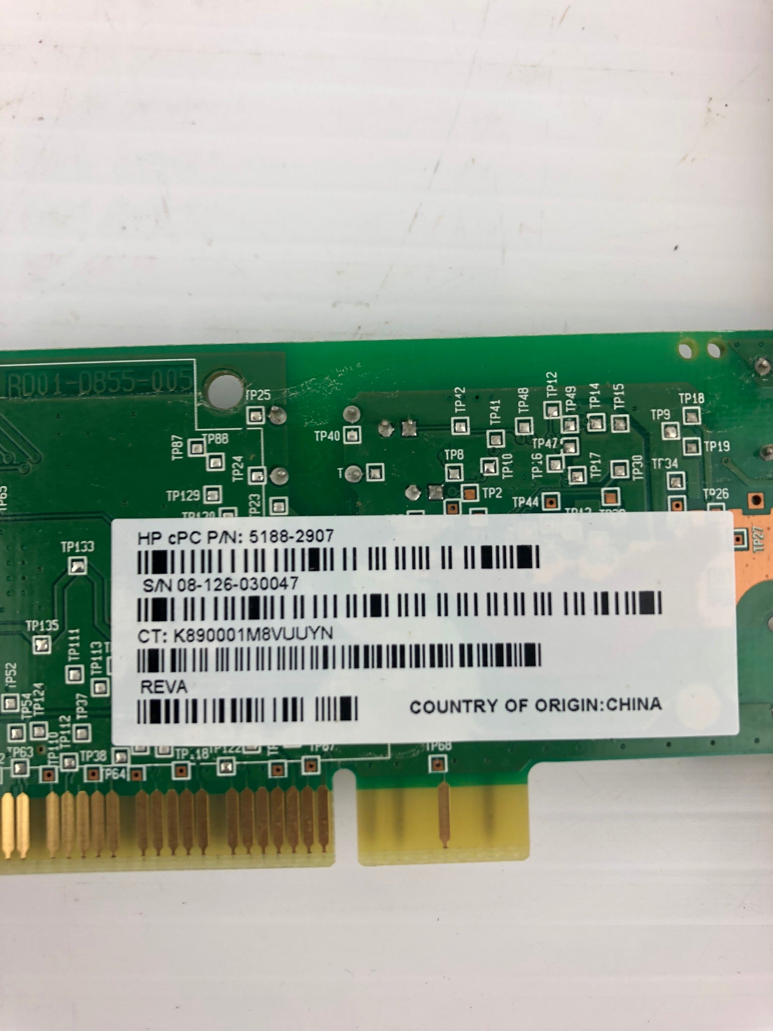 HP 5188-2907 Fax Modem Line Card KB5815G