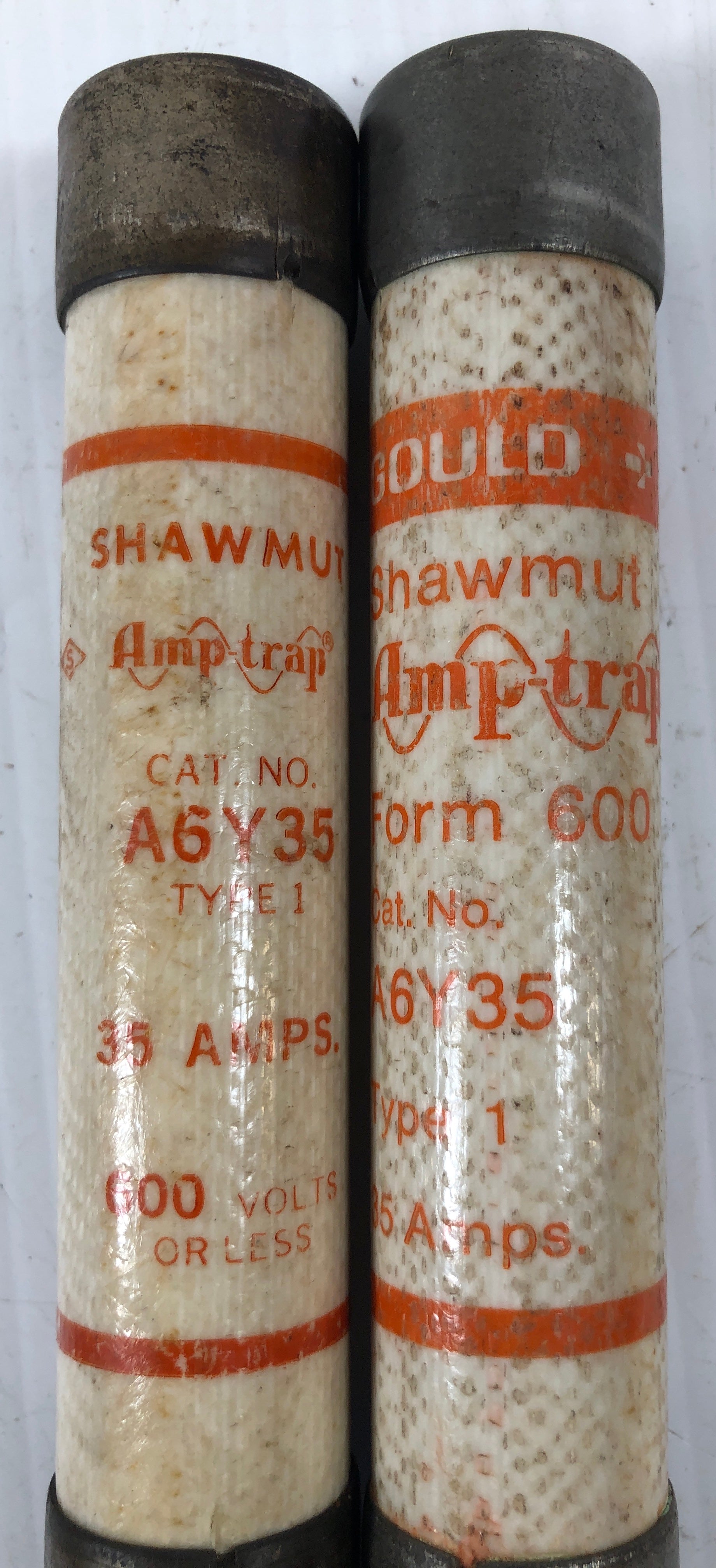 Shawmut A6Y35 Amp-Trap Fuse - Lot of 2