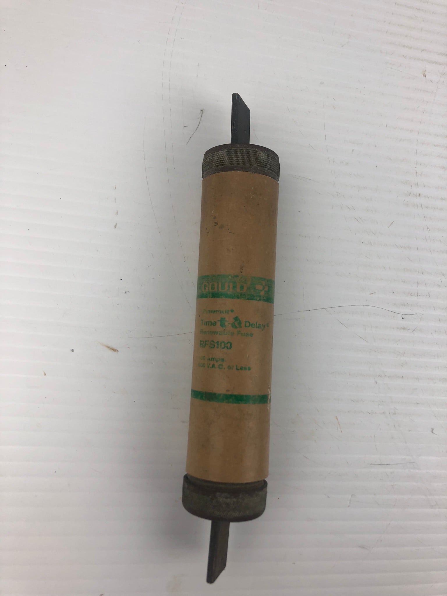 Gould RFS100 Time Delay Renewable Fuse Class H 100 Amp