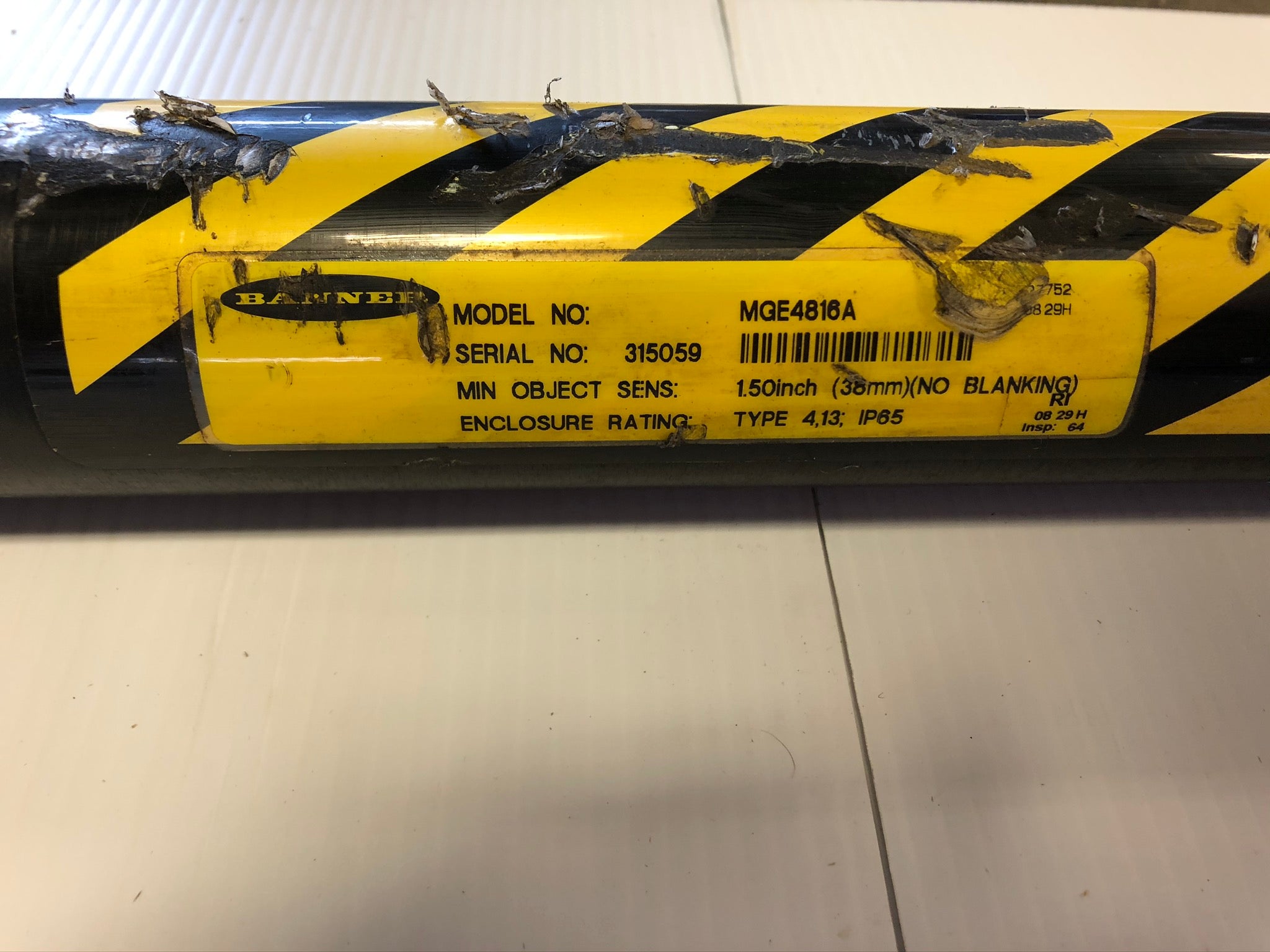 Banner Engineering MGR4816A Light Curtain Machine Guard Safety - Set of 2