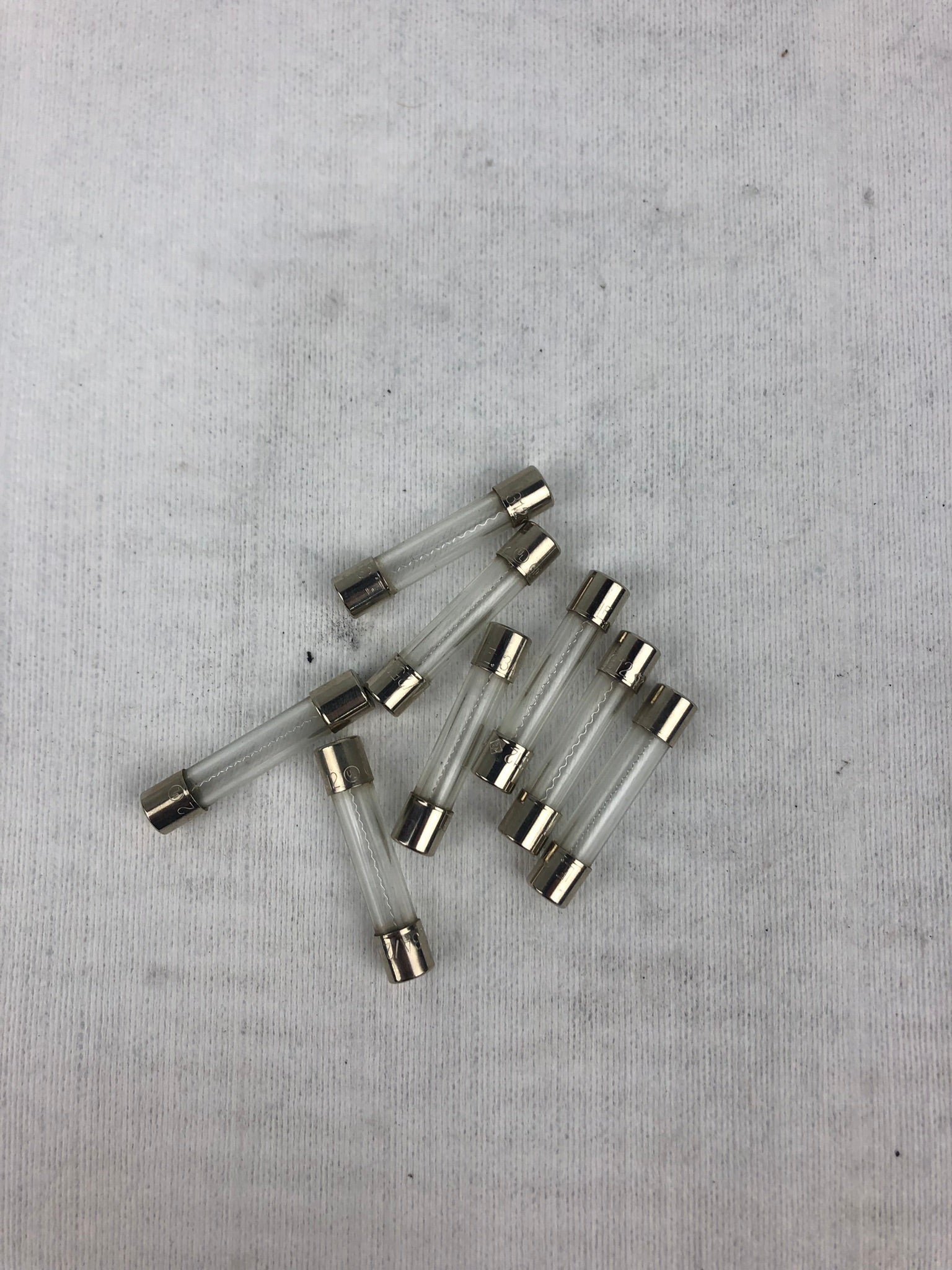 Bussman 3A 250V Fast Acting Glass Fuses - Lot of 8