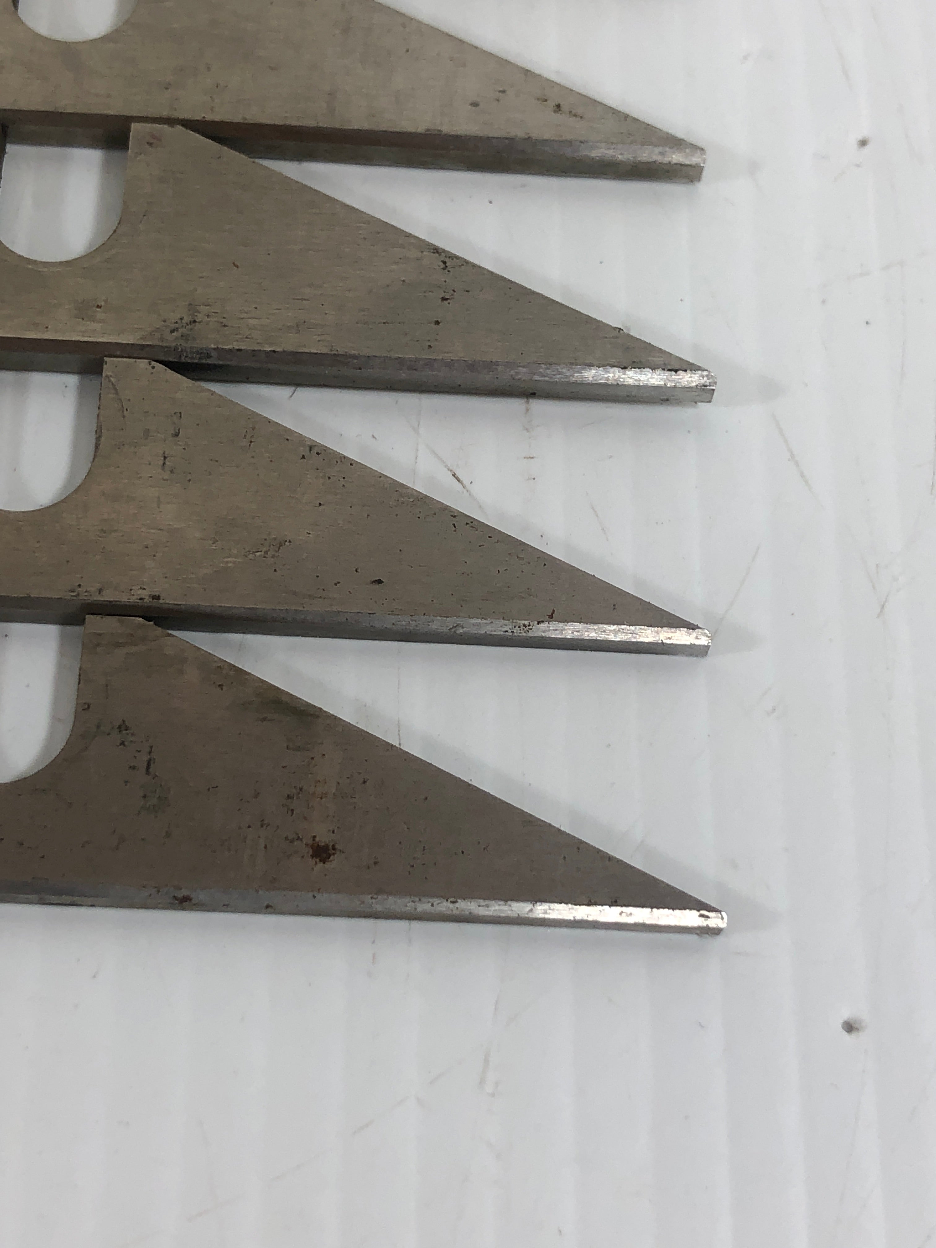 Tatom Cobalt A26-19533-3 Steel Blade 10-5/8" Long Lot of 6