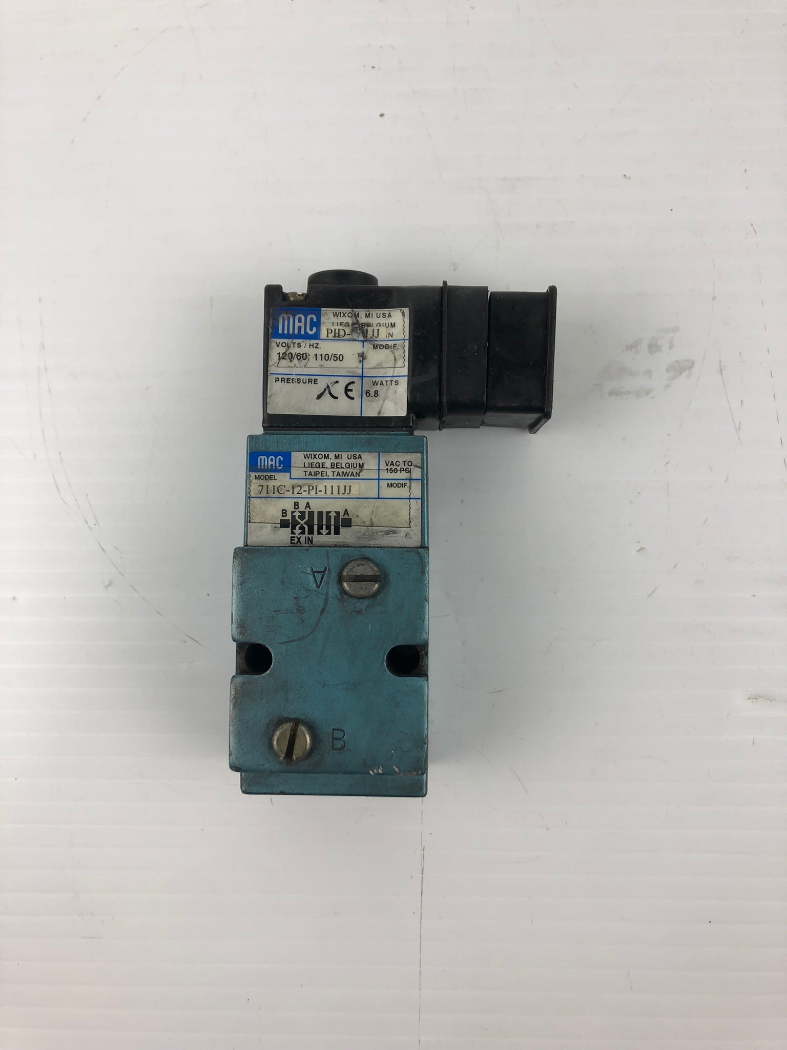 MAC 711C-12-PI-111JJ Solenoid Valve