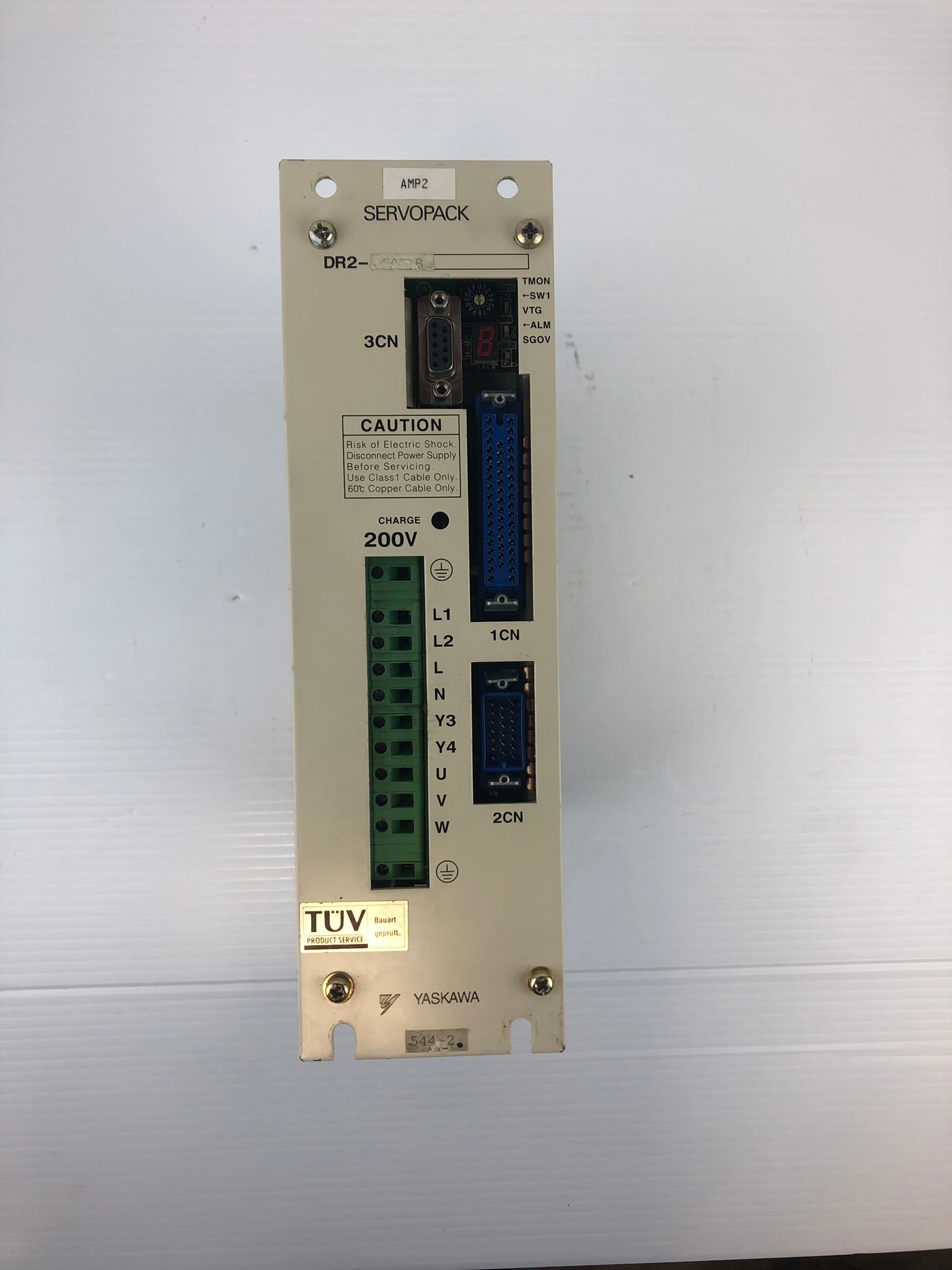Yaskawa Electric DR2-08ACY8 Servopack 200-230 VAC 50/60 Hz