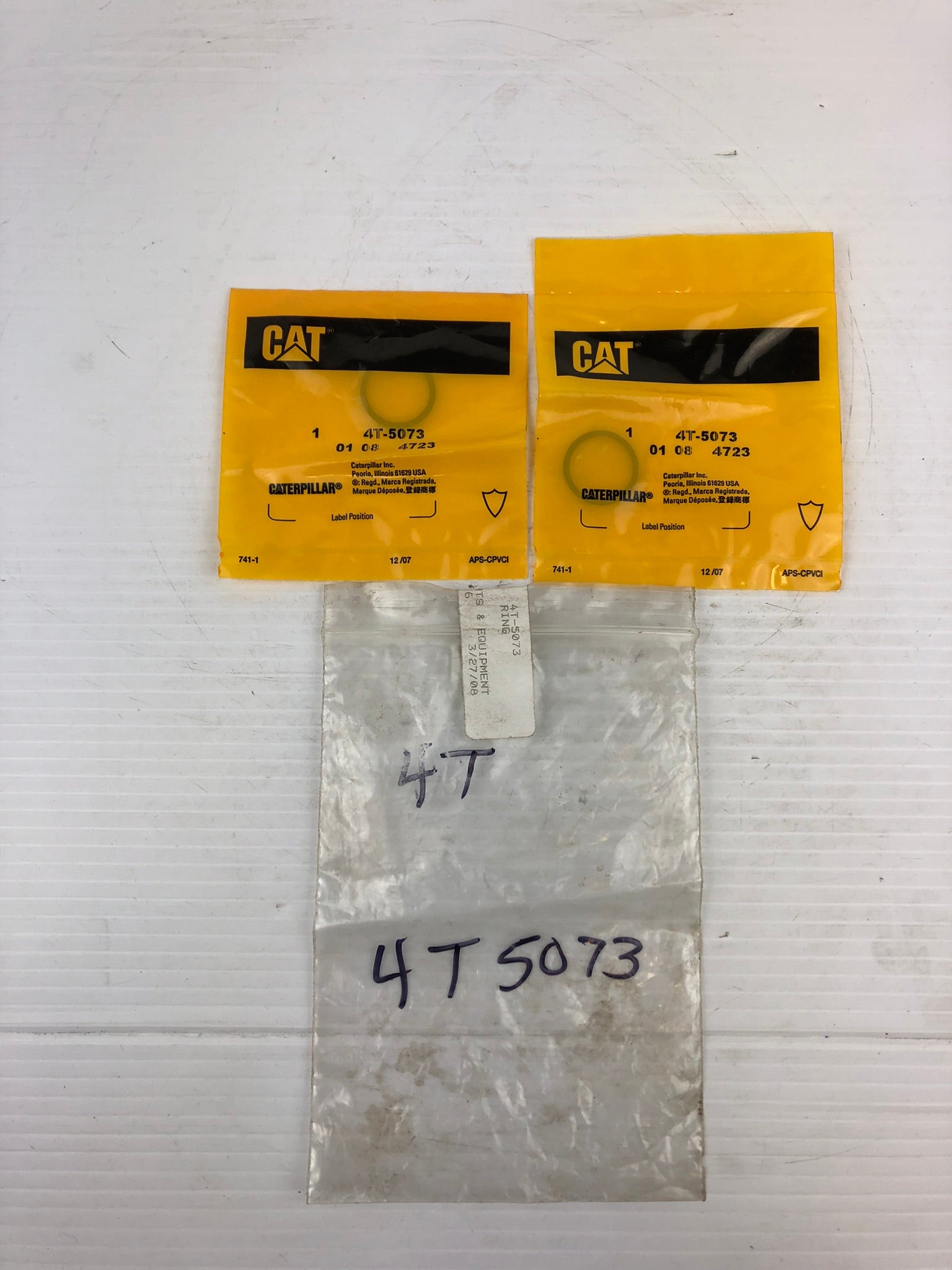 Caterpillar 4T-5073 Ring CAT 4T5073 - Lot of 2