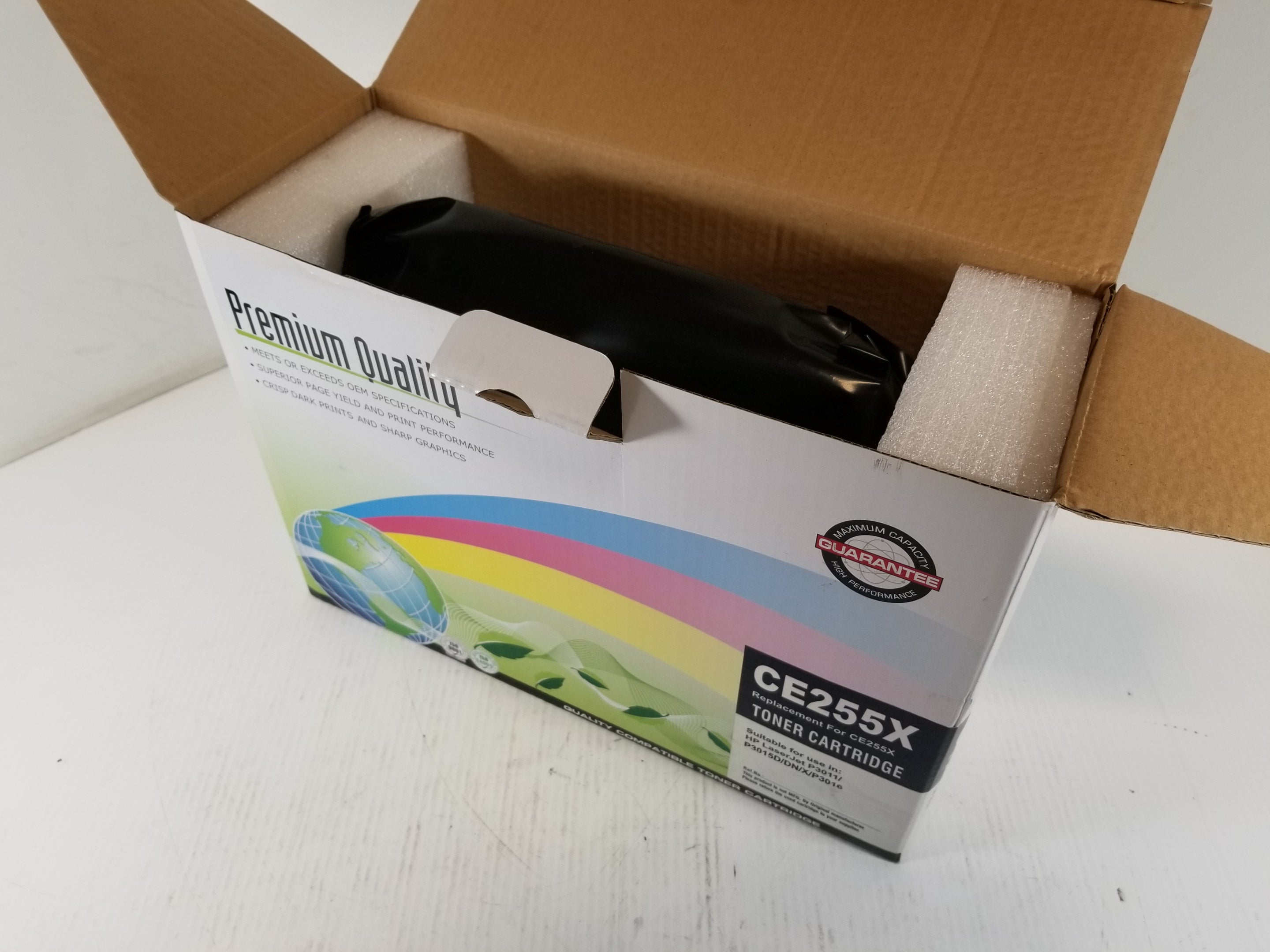 Premium CE255X Black Toner Cartridge HP LaserJet