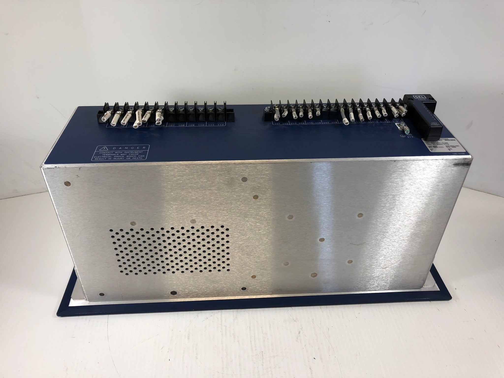 Schweitzer SEL-587Z High-Impedance Differential Relay EIA-485 Rear Signal port