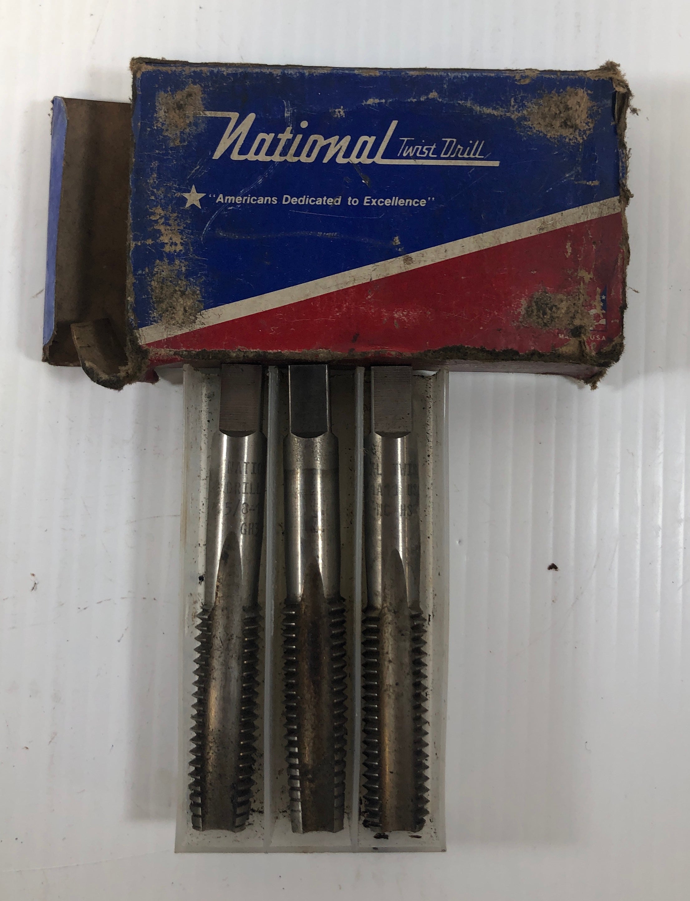 National Twist Drill 5/8-11 NC HS GH3 Box of 3
