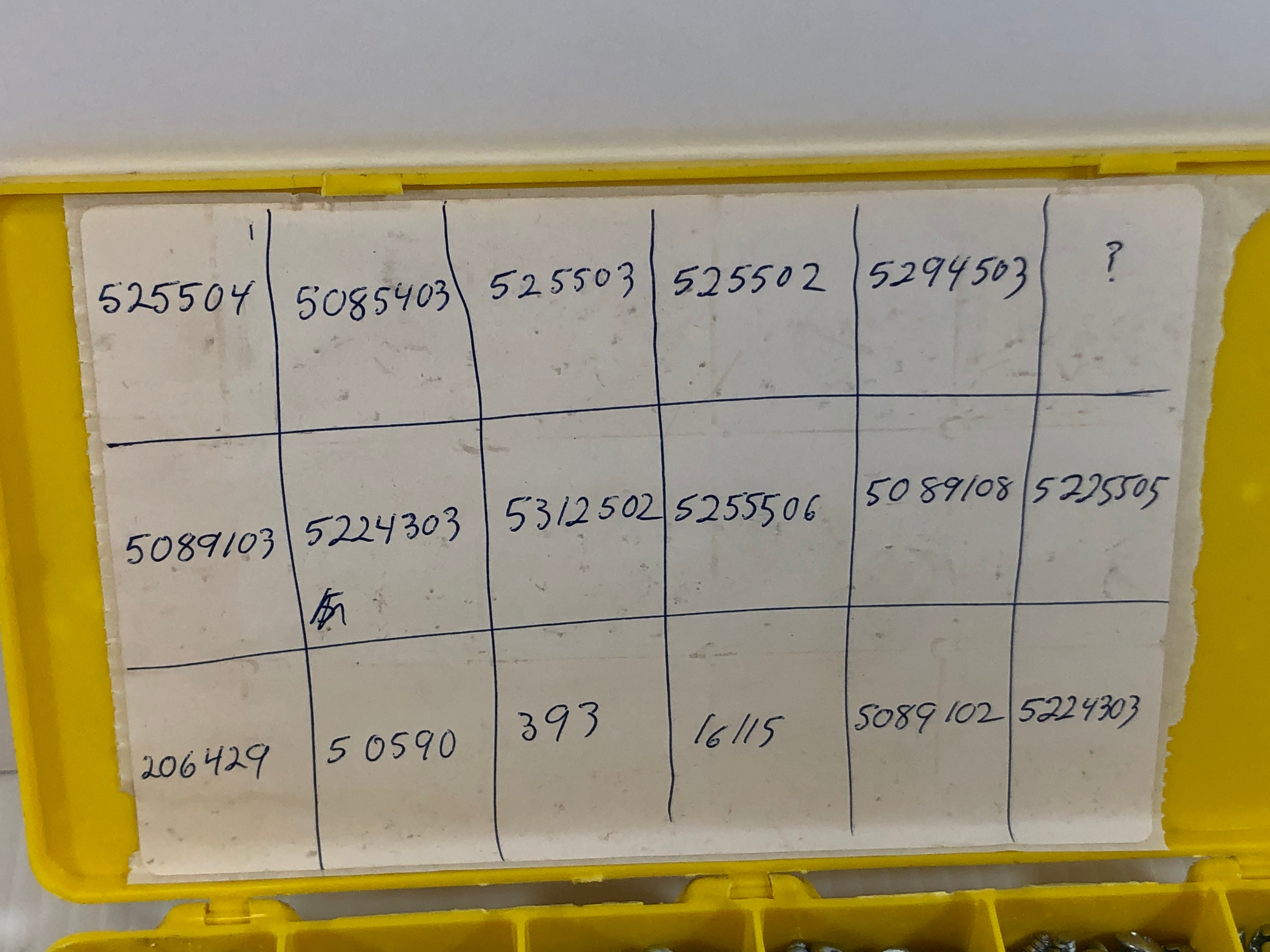 Plastic Compartment Storage Container of Screws