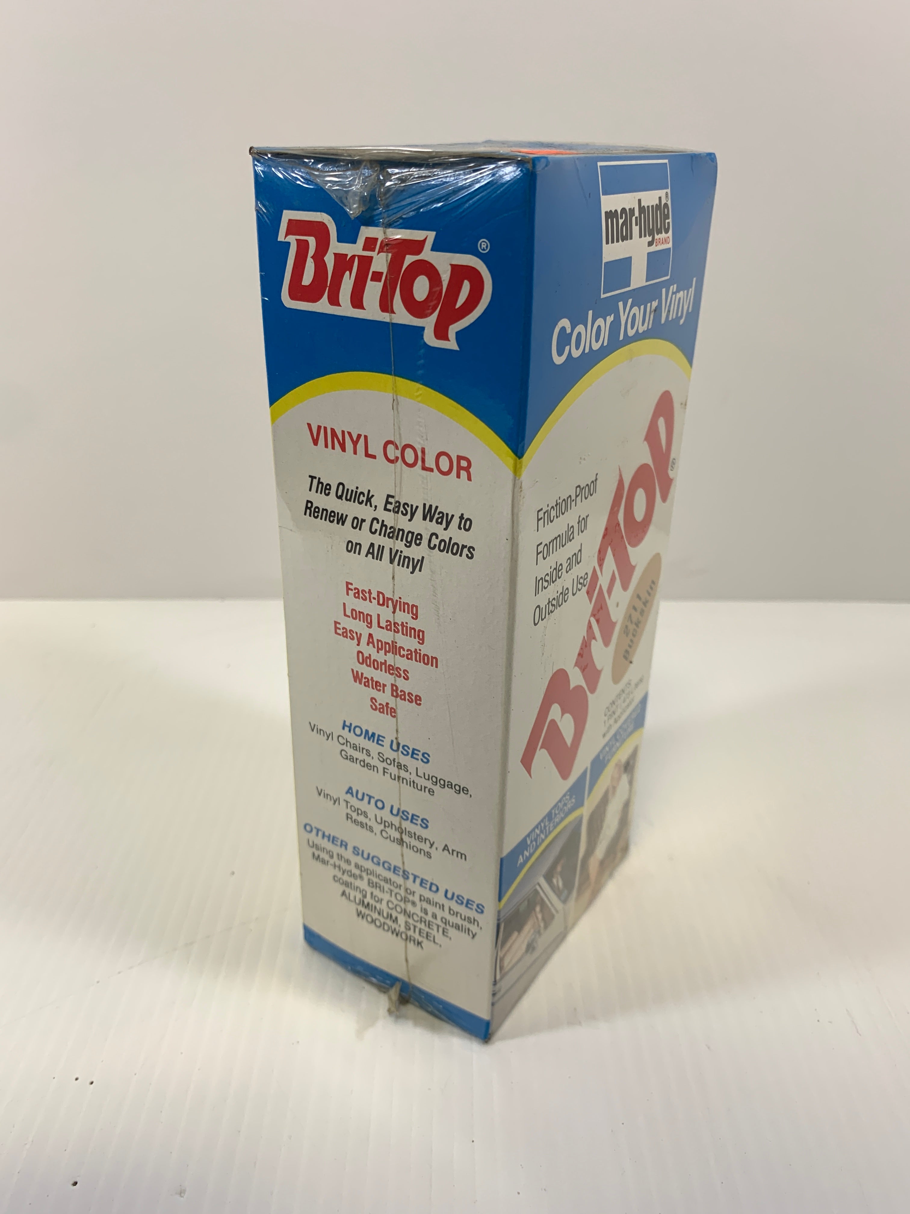 Mar-Hyde Bri-Top Vinyl Color 2711 Buckskin Vintage Box
