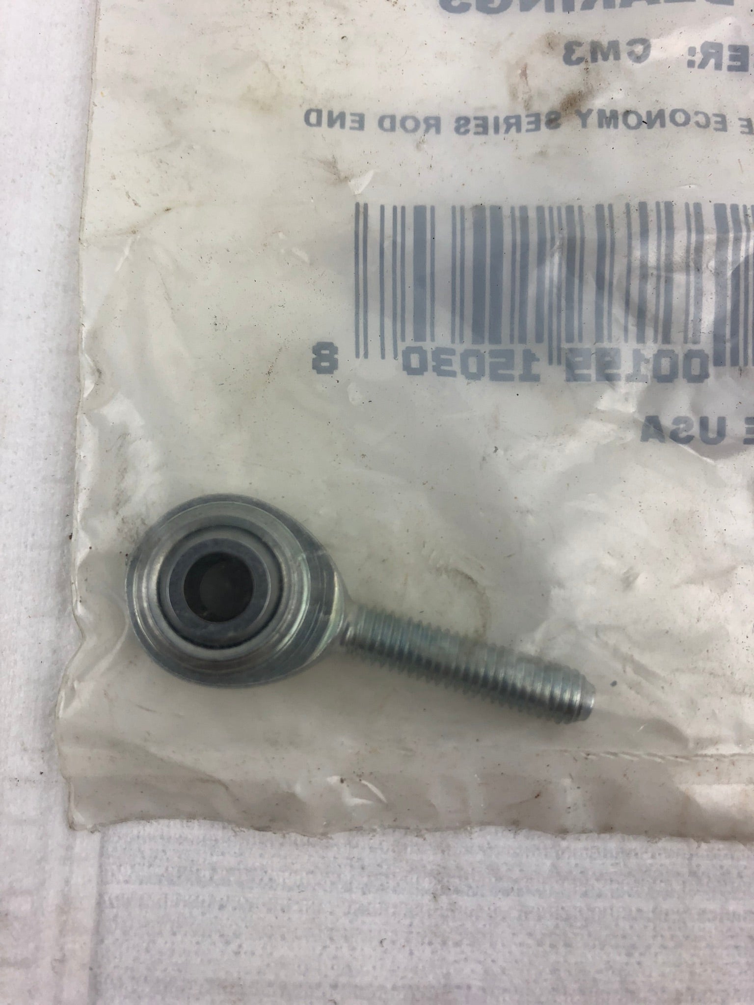 F.K Bearings CM3 3/16 x 3/16 2 Piece Economy Series Rod End