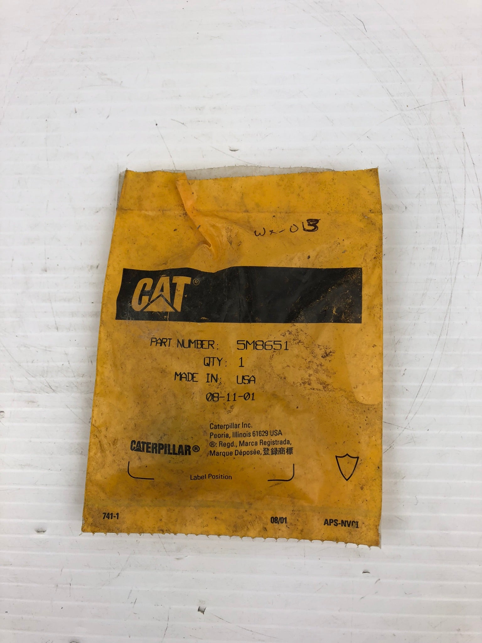 CAT 5M-8651 Bushing Caterpillar 5M8651