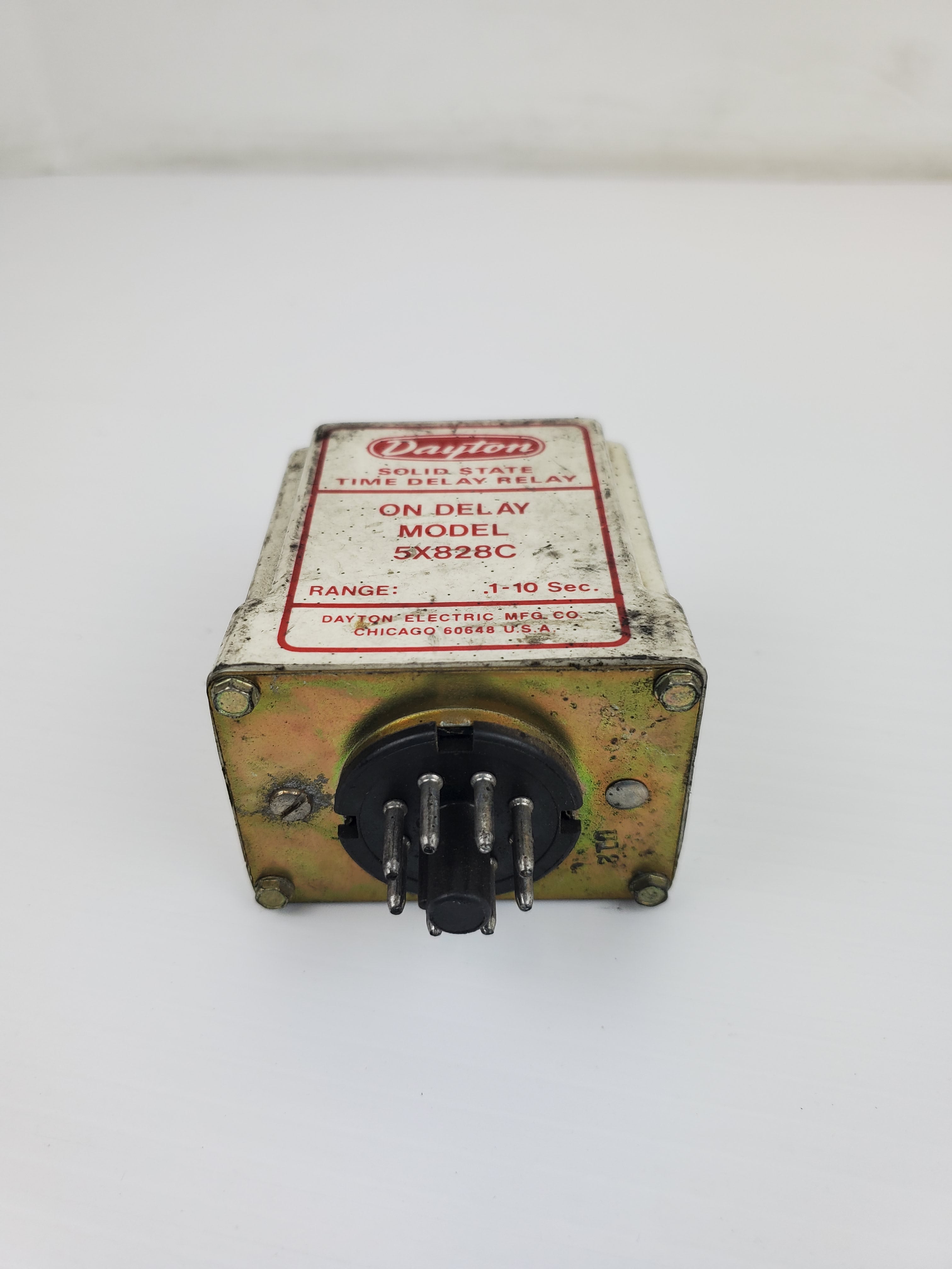 Dayton 5X828C Solid State Time Delay Relay Range 1-10 Sec
