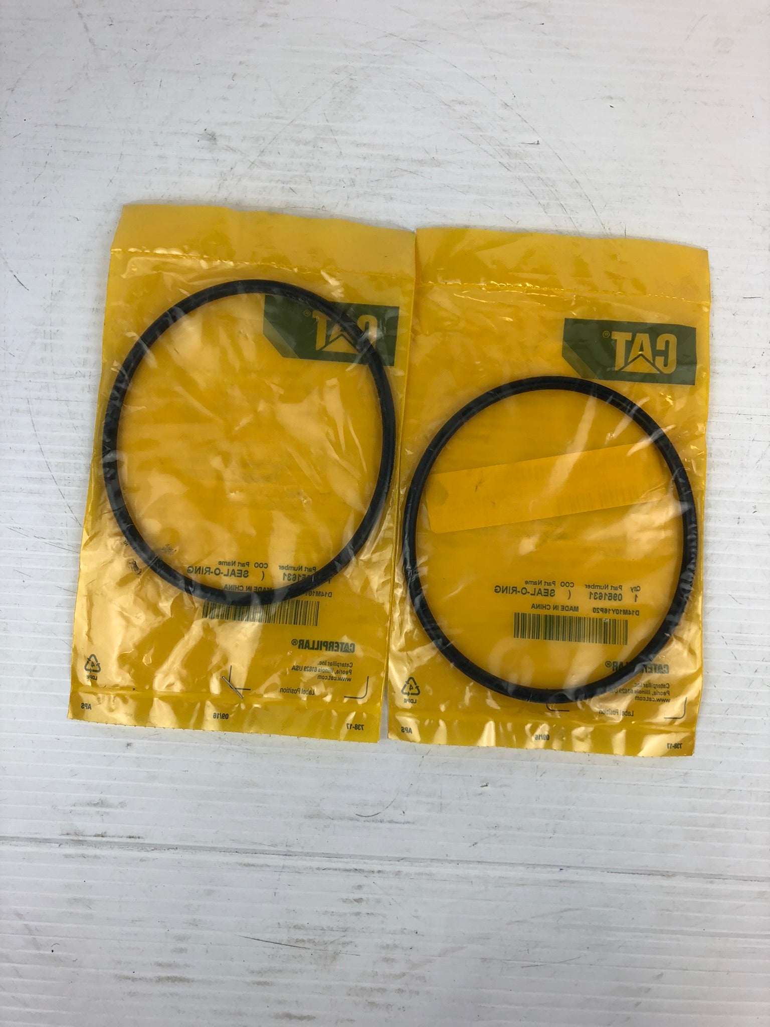 CAT 0951631 Seal O Ring Caterpillar - Lot of 2