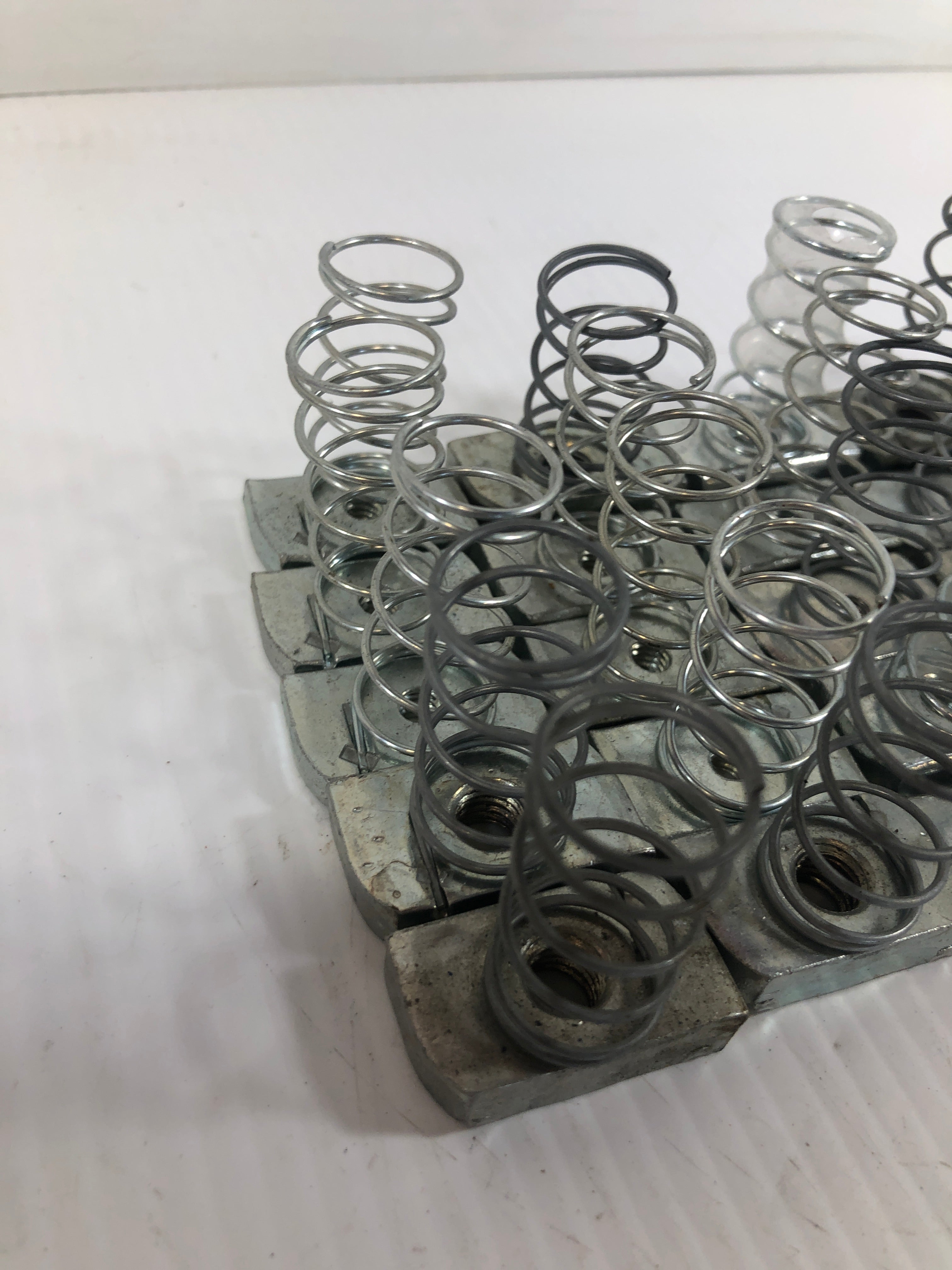 Cooper B-Line N228-ZN-3/8 Steel Plated Spring Nut Lot of 25