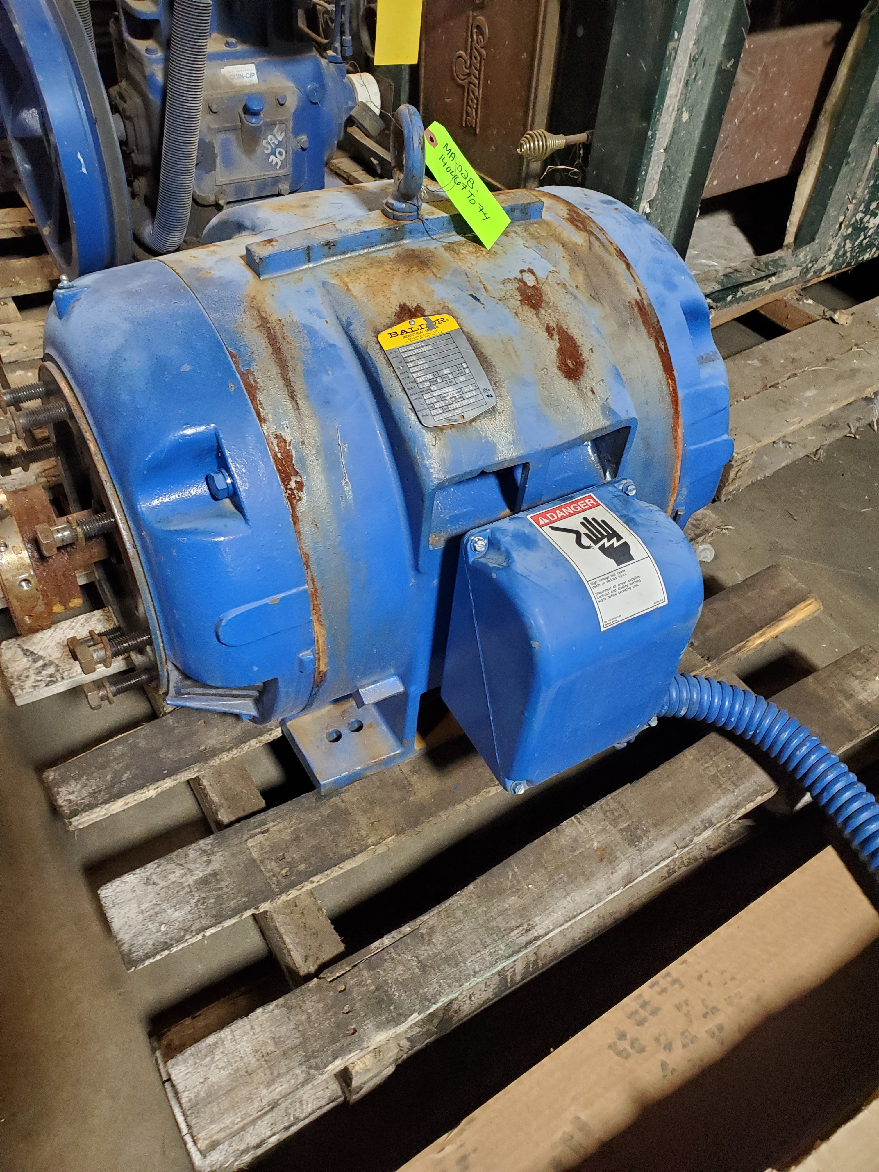 Baldor 140467T074 Motor 100 HP 3 Phase 14K013X337H2 3550 RPM 230/460 Volts