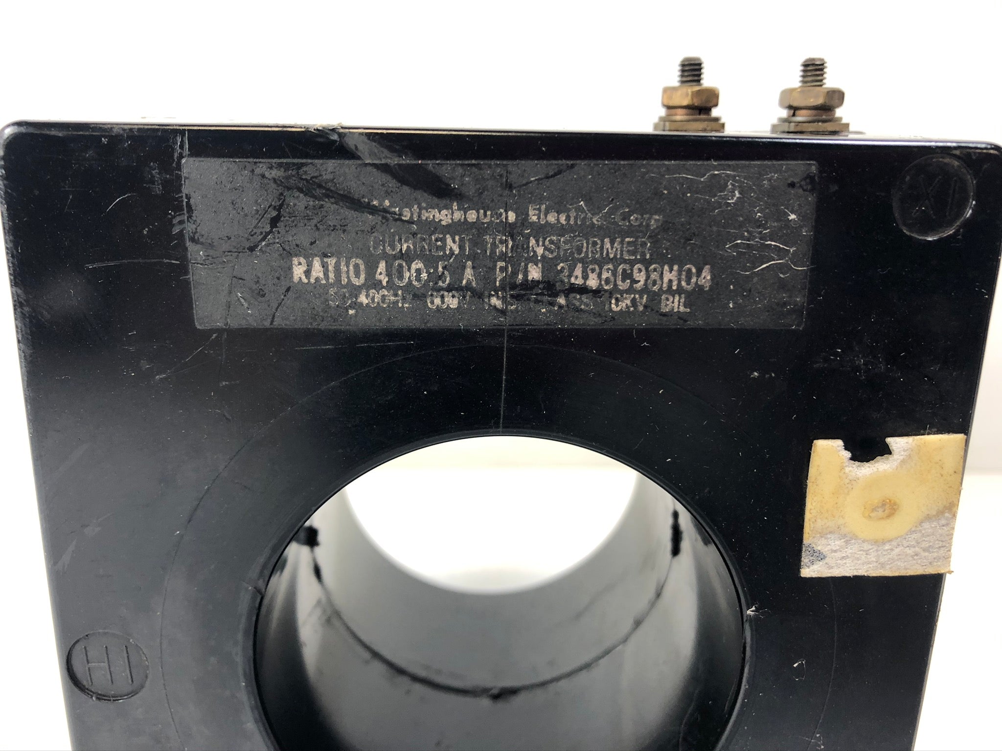 Westinghouse 3486C98H04 Current Transformer 400:5 Ratio 600V