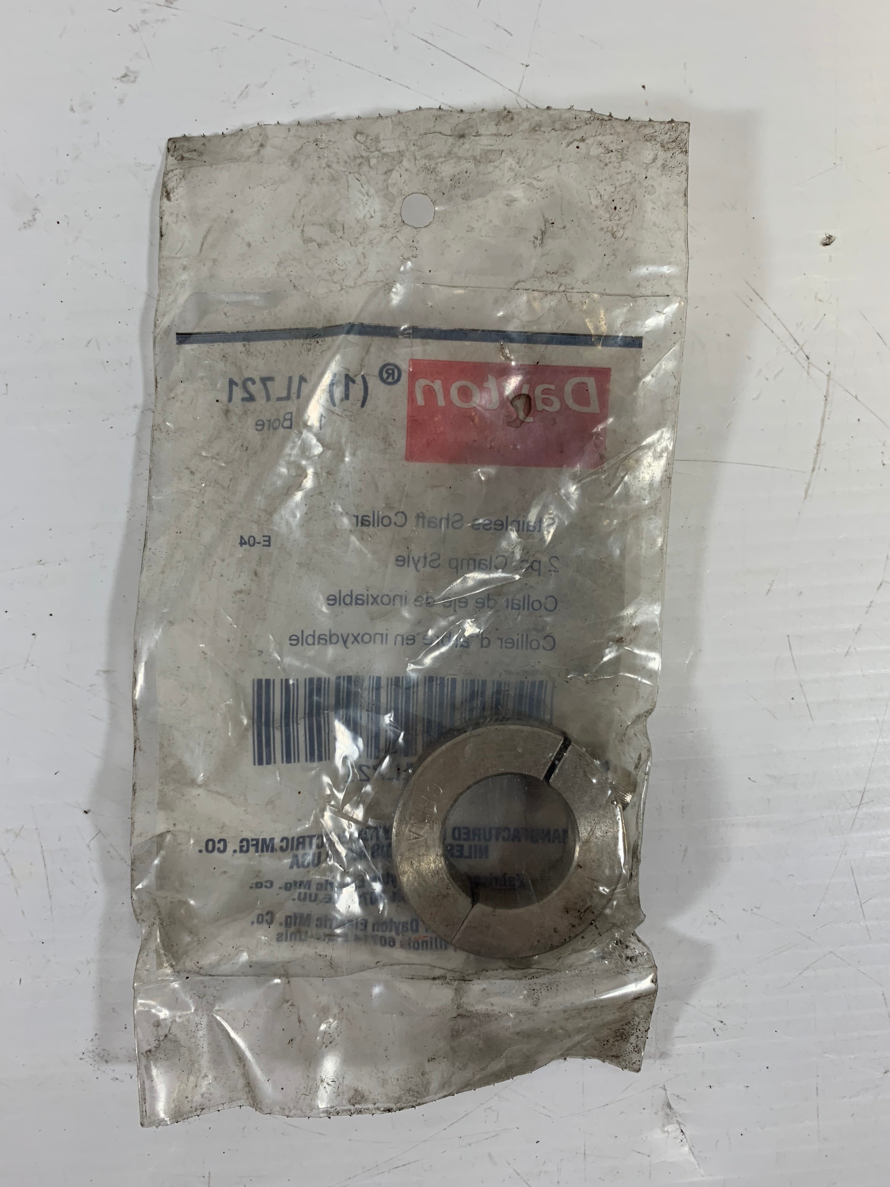 Dayton Stainless Shaft Collar 1L721 1" Bore
