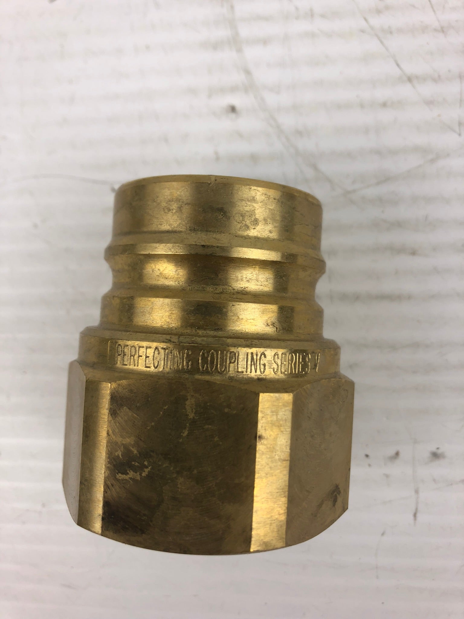 Dixon Quick Coupling V12F12-B-E 1-1/2" H-NIP NPTF Brass Series V