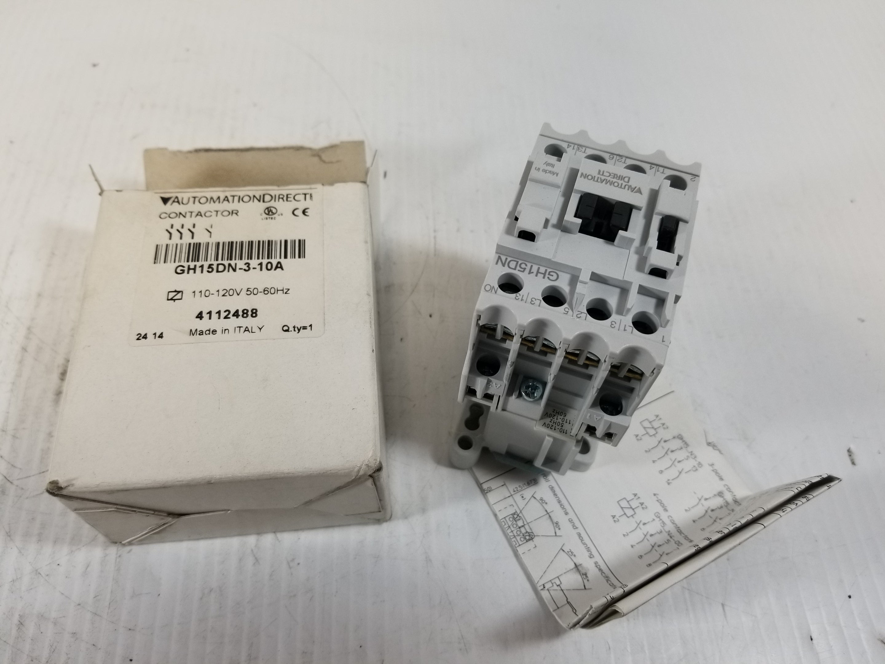Automation Direct GH15DN-3-10A Electrical Contactor