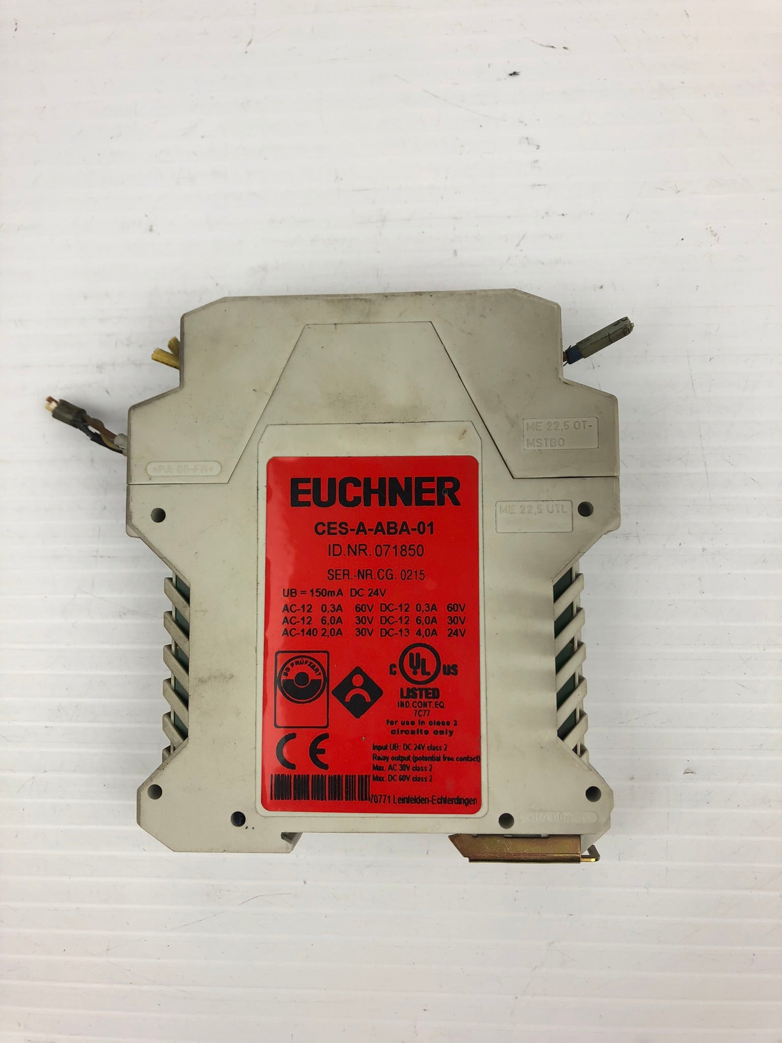 Euchner CES-A-ABA-01 Safety Switch Relay