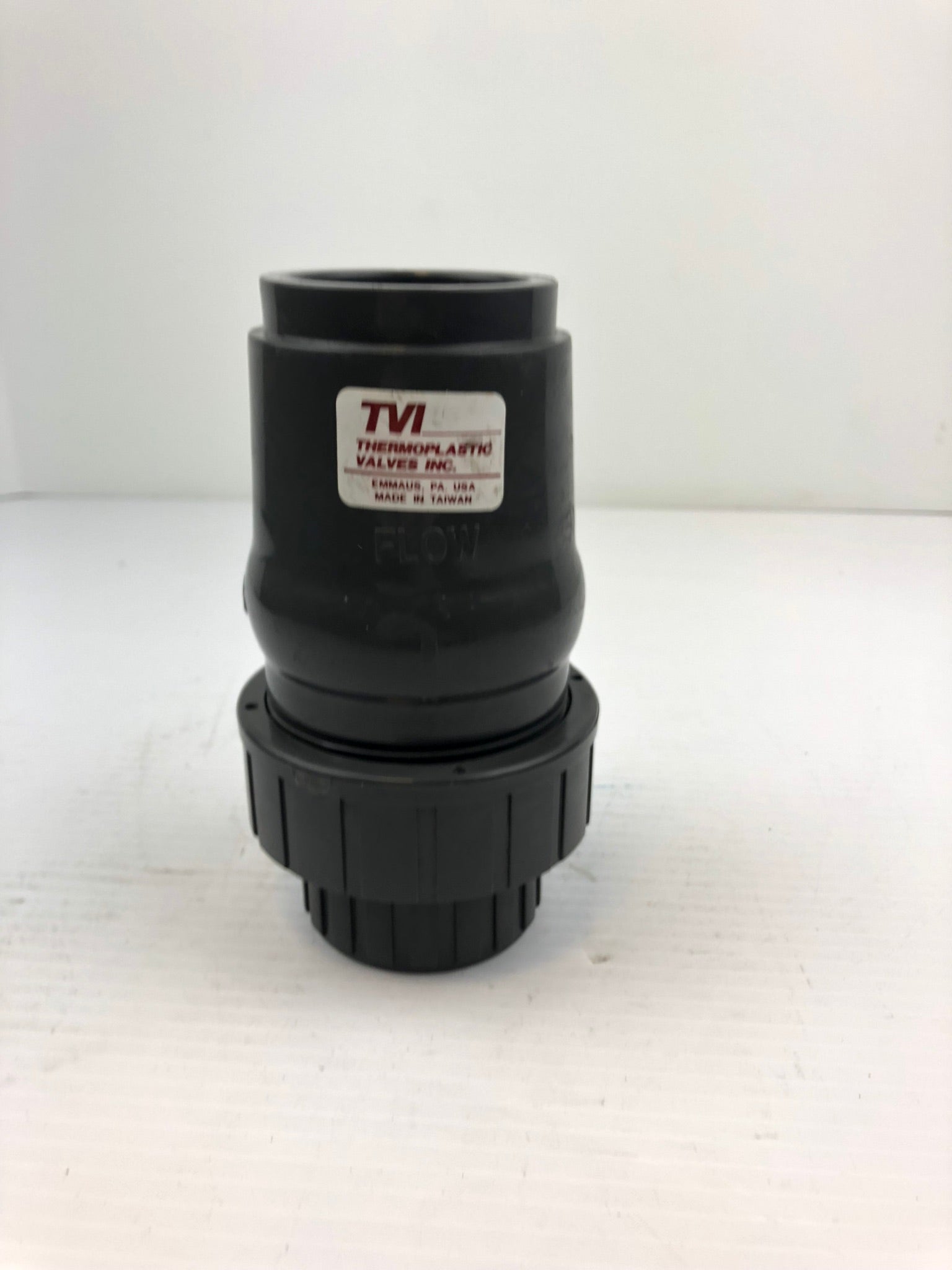 TVI Thermoplastic Valves Inc. DN40 Ball Check Valve 50-1-1/2" PVC Socket