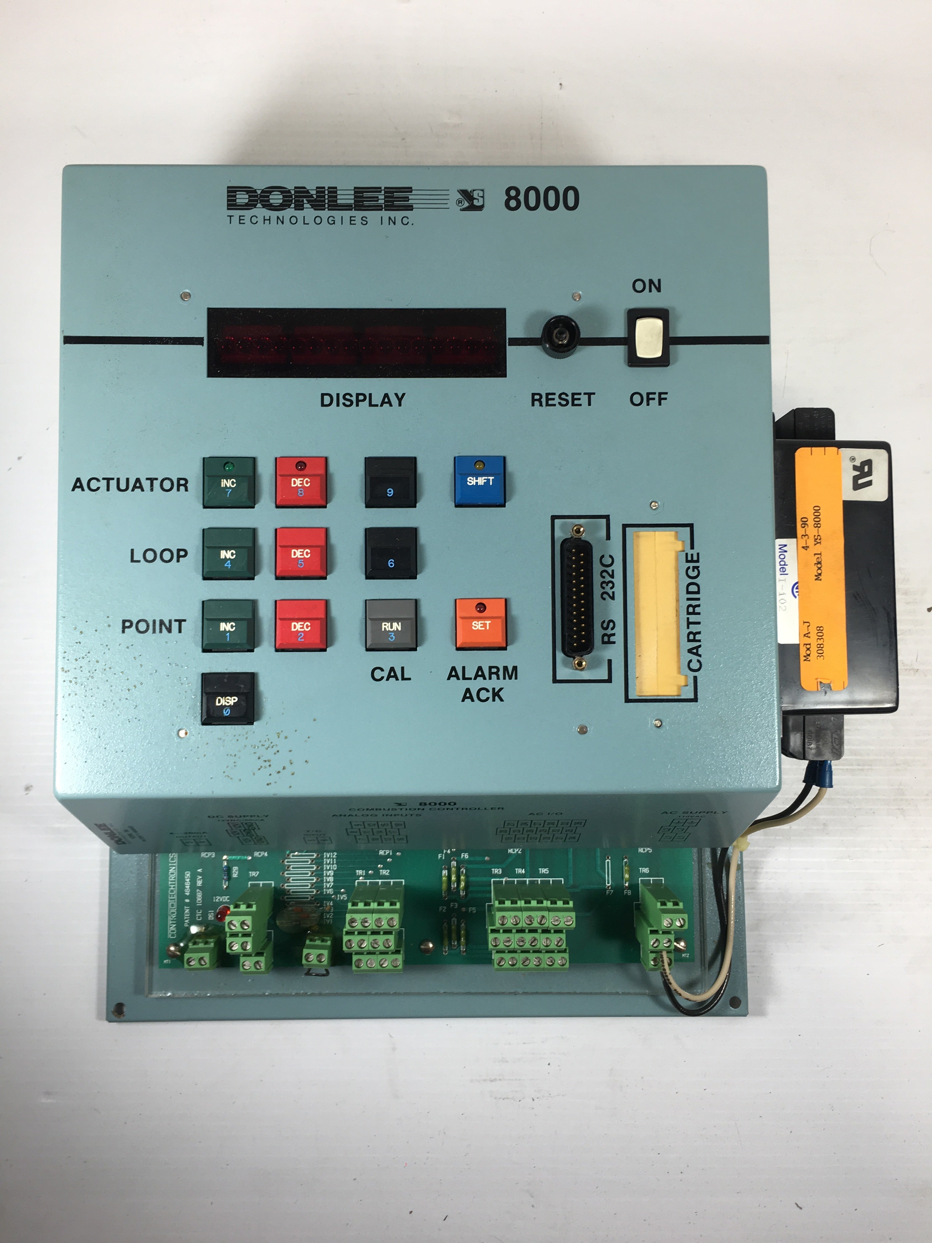 Donlee 8000 Combustion Controller YS-8000 Control Techtronics