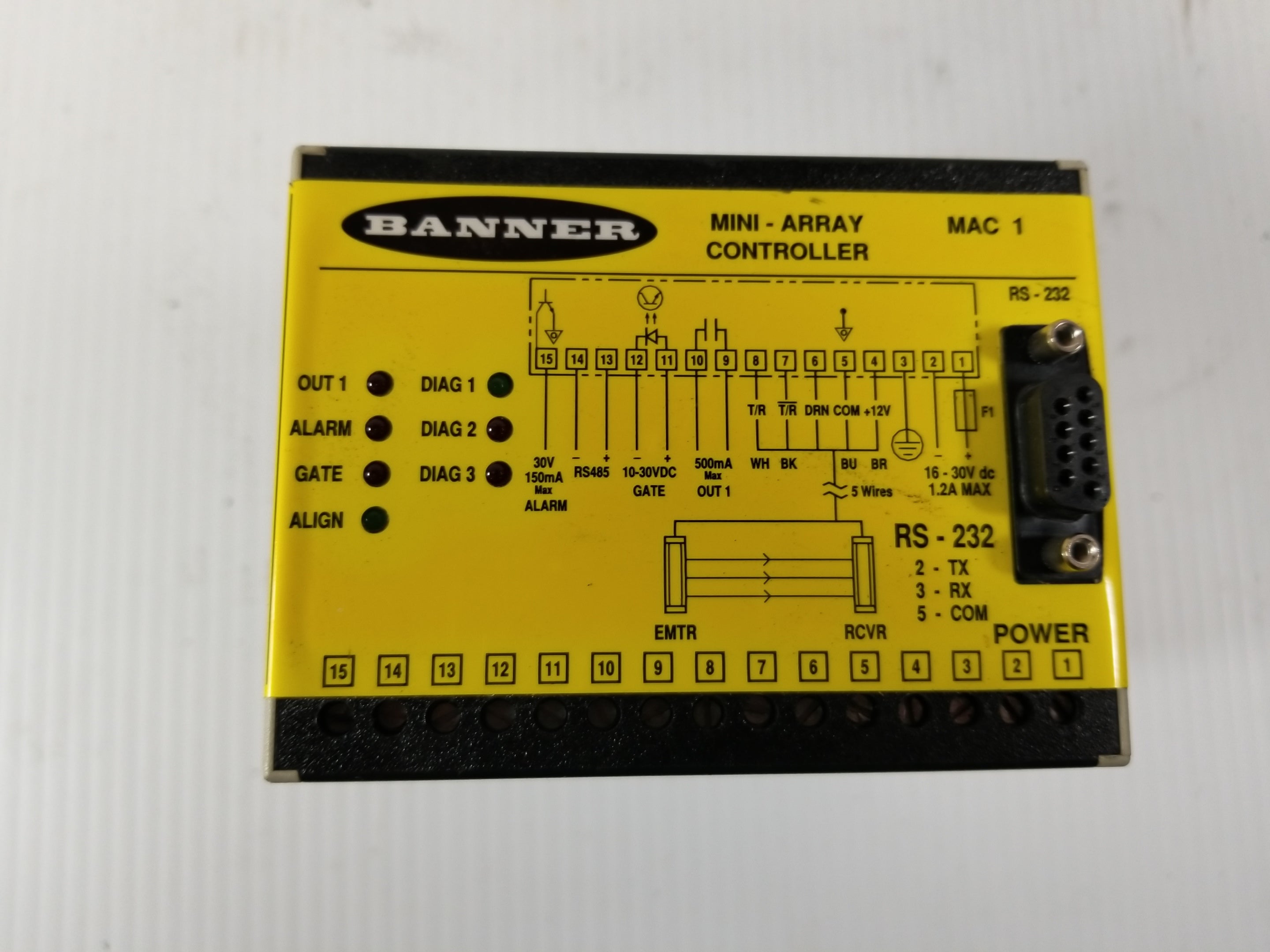 Banner RS-232 MAC-1 Mini-Array Controller